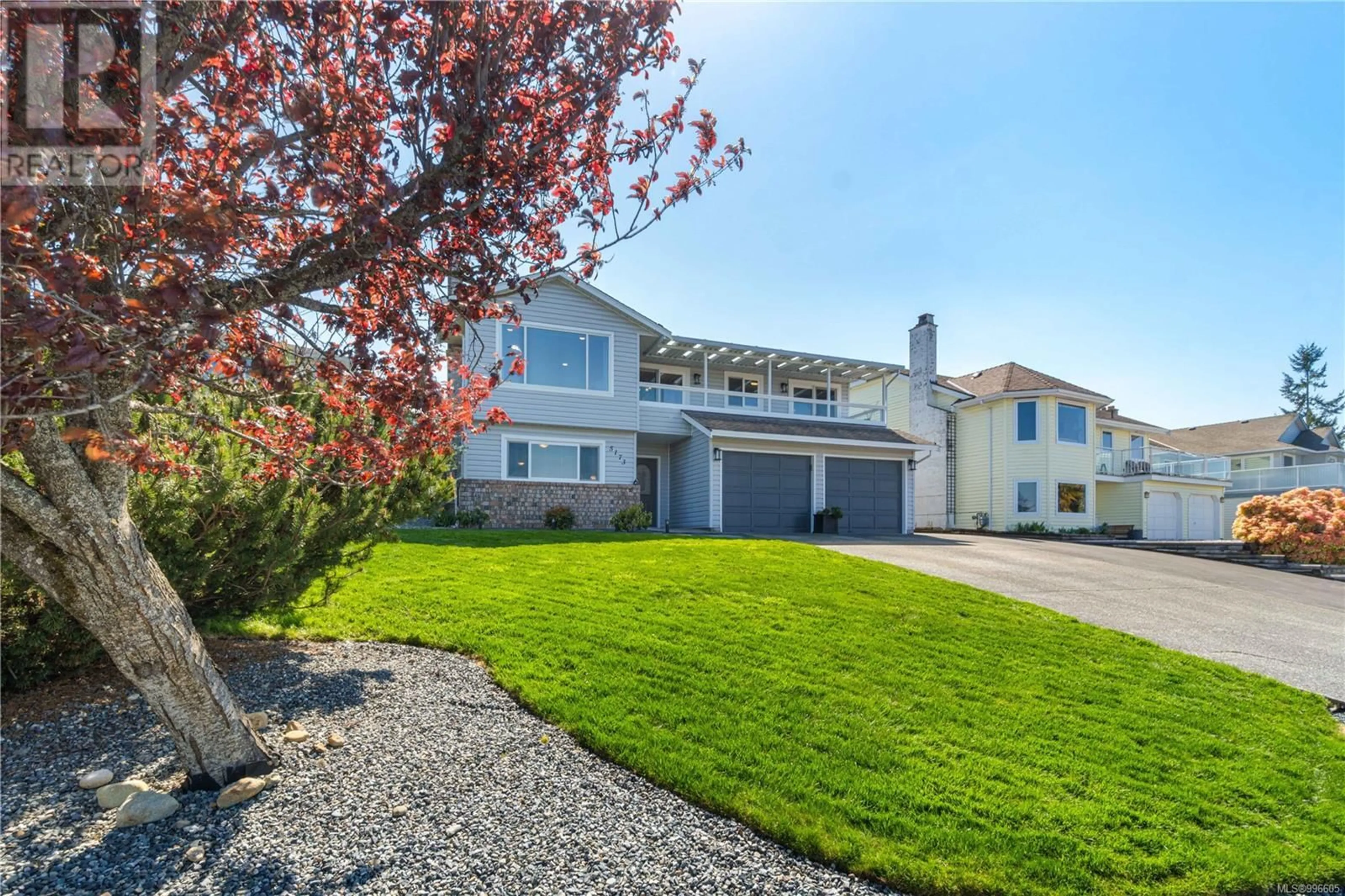 Home with vinyl exterior material, street for 5173 COLONY PARK PLACE, Nanaimo British Columbia V9V1H2