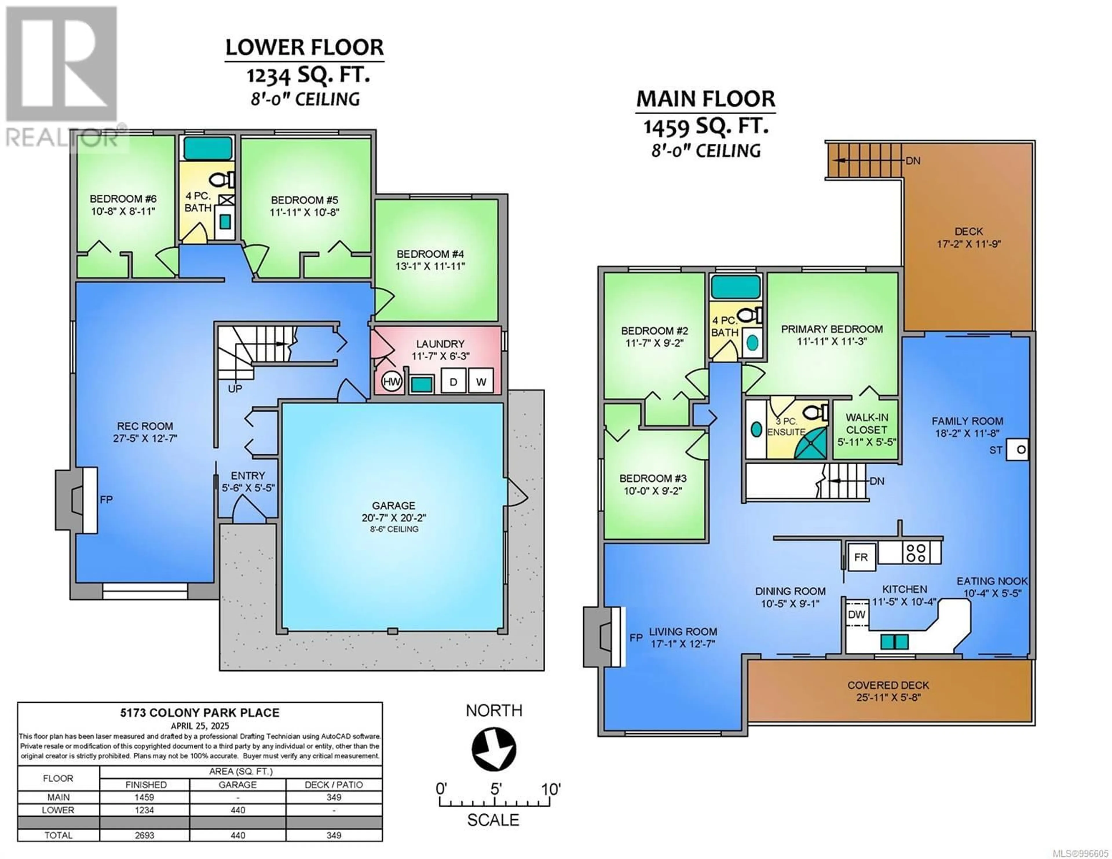 Floor plan for 5173 COLONY PARK PLACE, Nanaimo British Columbia V9V1H2