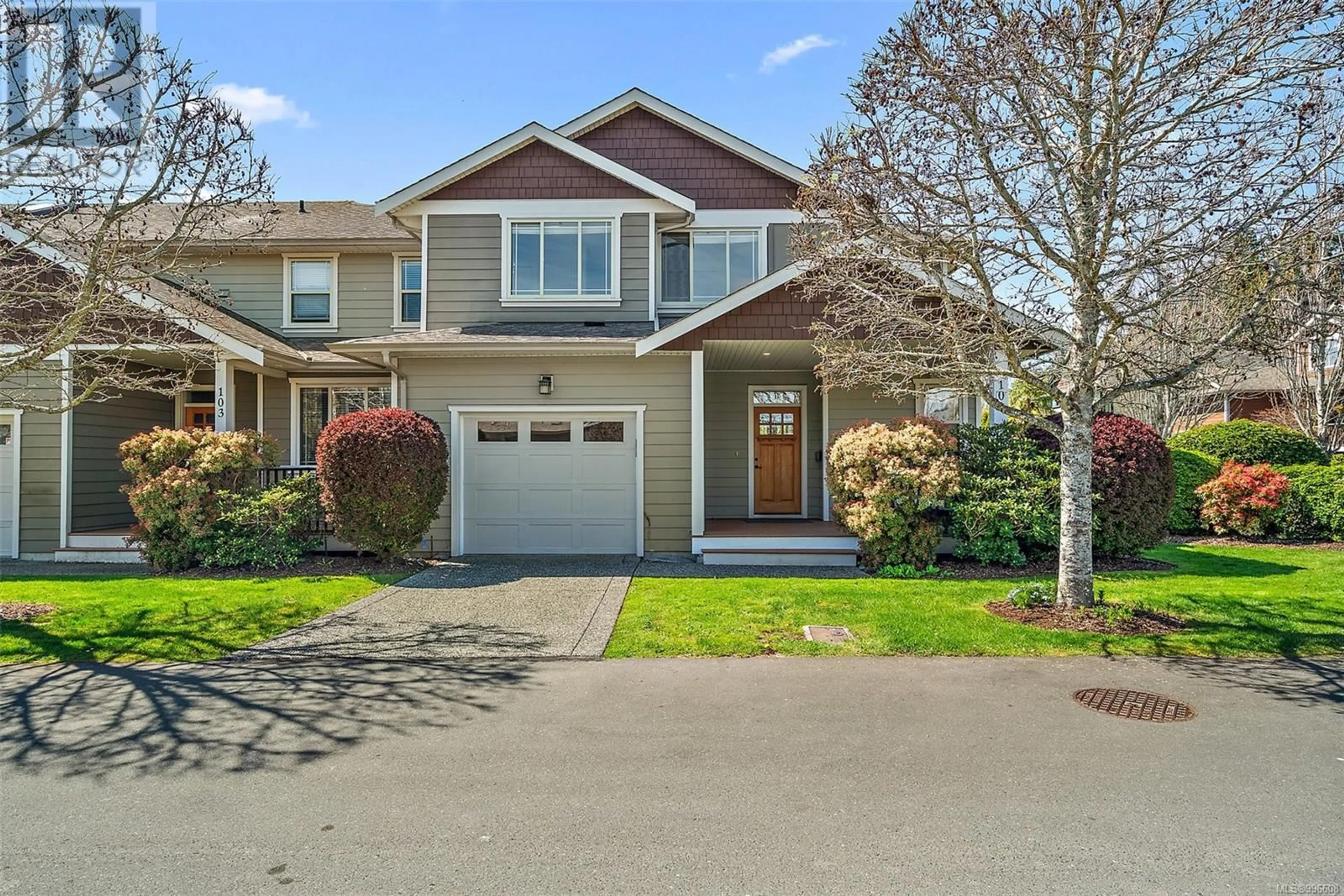 Home with vinyl exterior material, street for 101 - 6591 ARRANWOOD DRIVE, Sooke British Columbia V9Z0W4