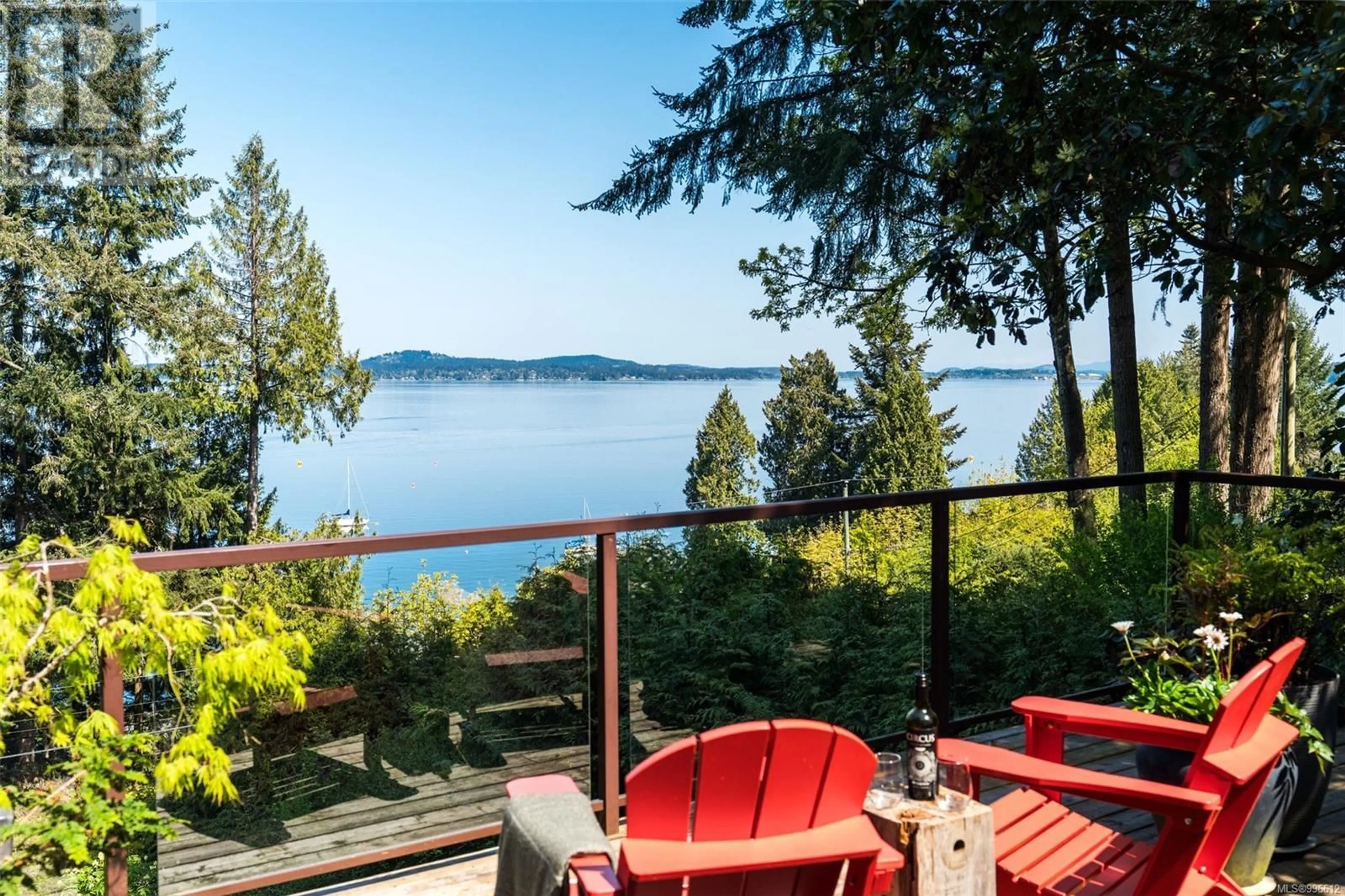 Patio, water/lake/river/ocean view for 2576 MILL BAY ROAD, Mill Bay British Columbia V8H1C9