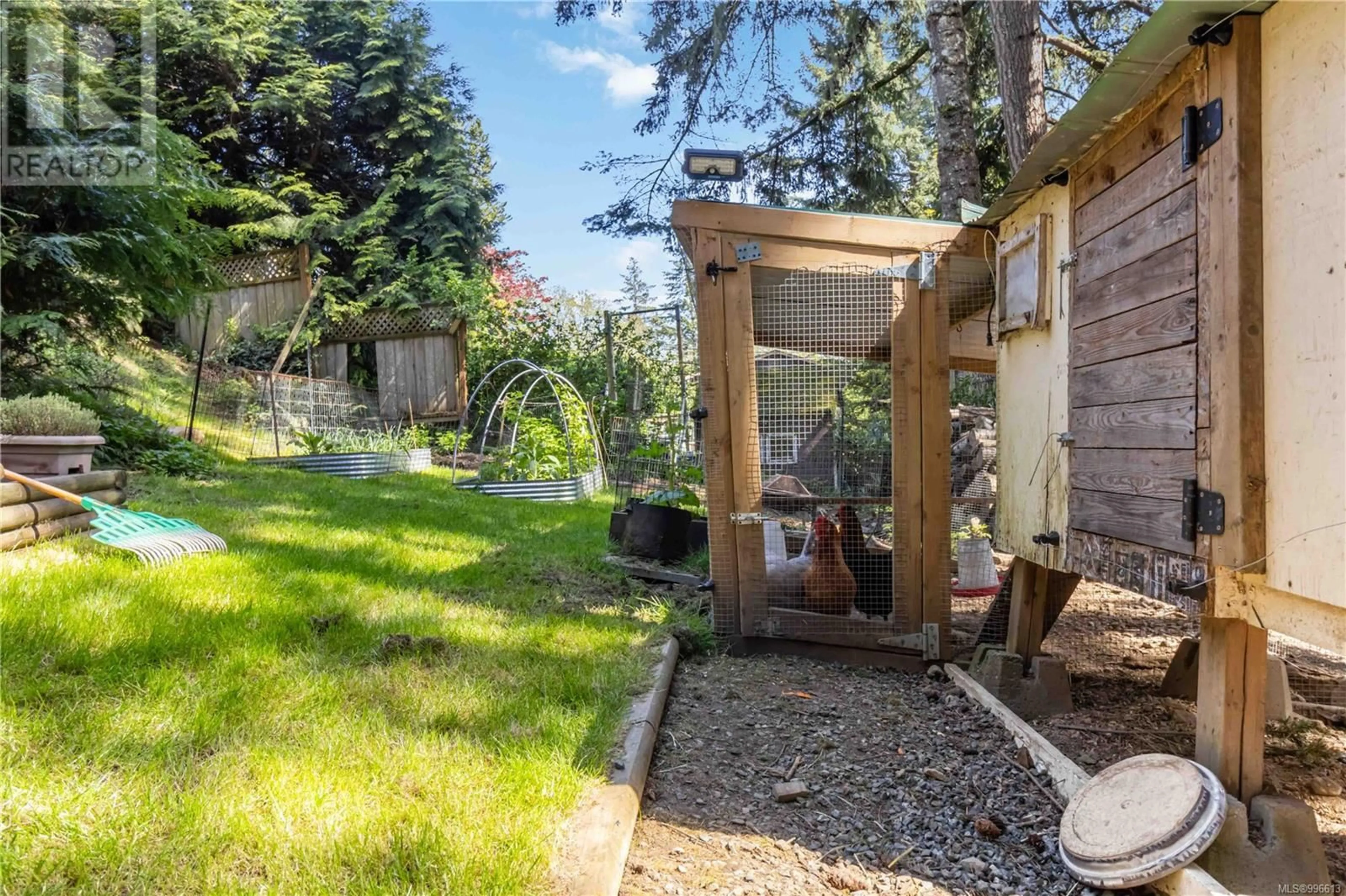 Patio, forest/trees view for 929 GADE ROAD, Langford British Columbia V9B4Z6