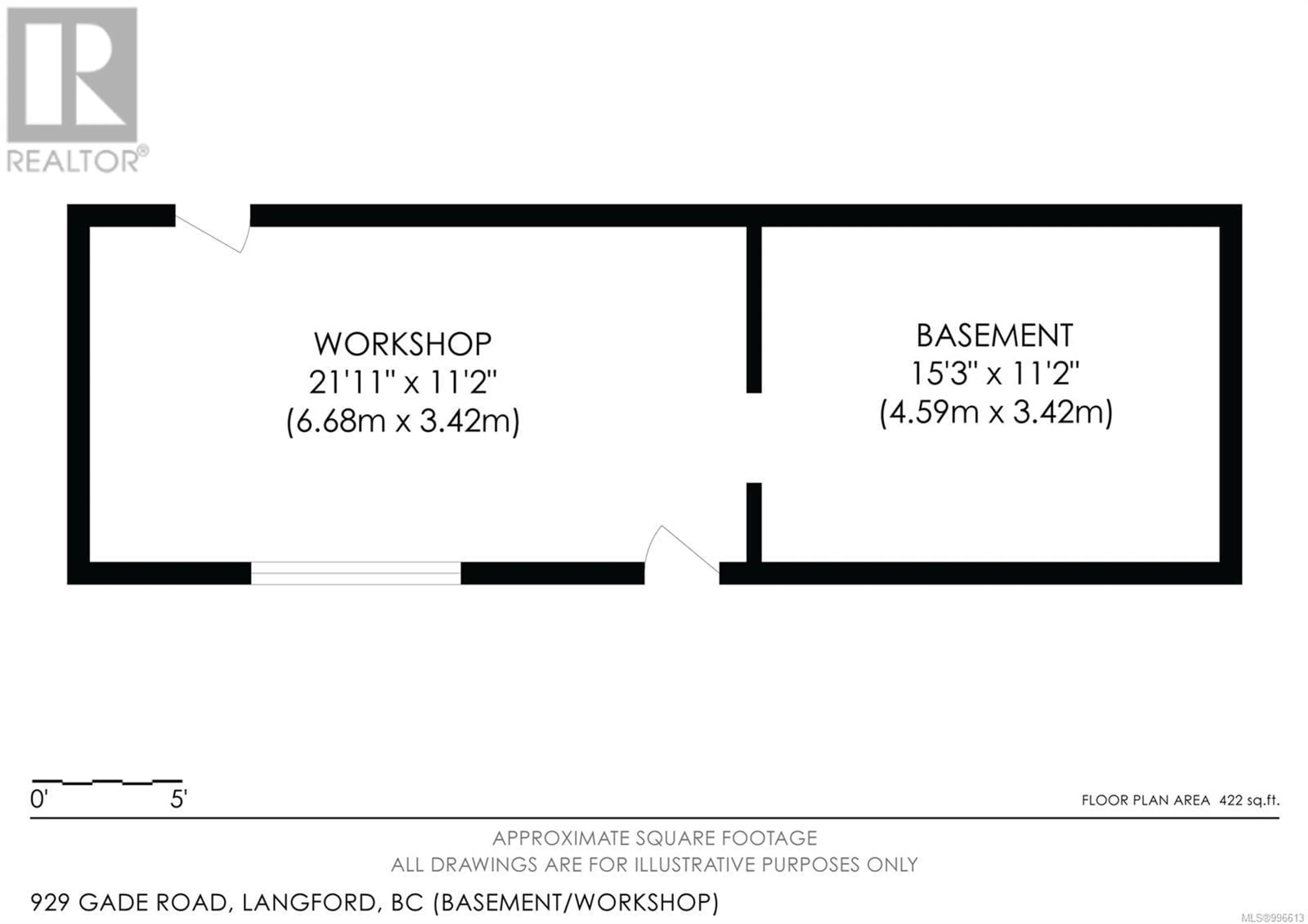 Floor plan for 929 GADE ROAD, Langford British Columbia V9B4Z6