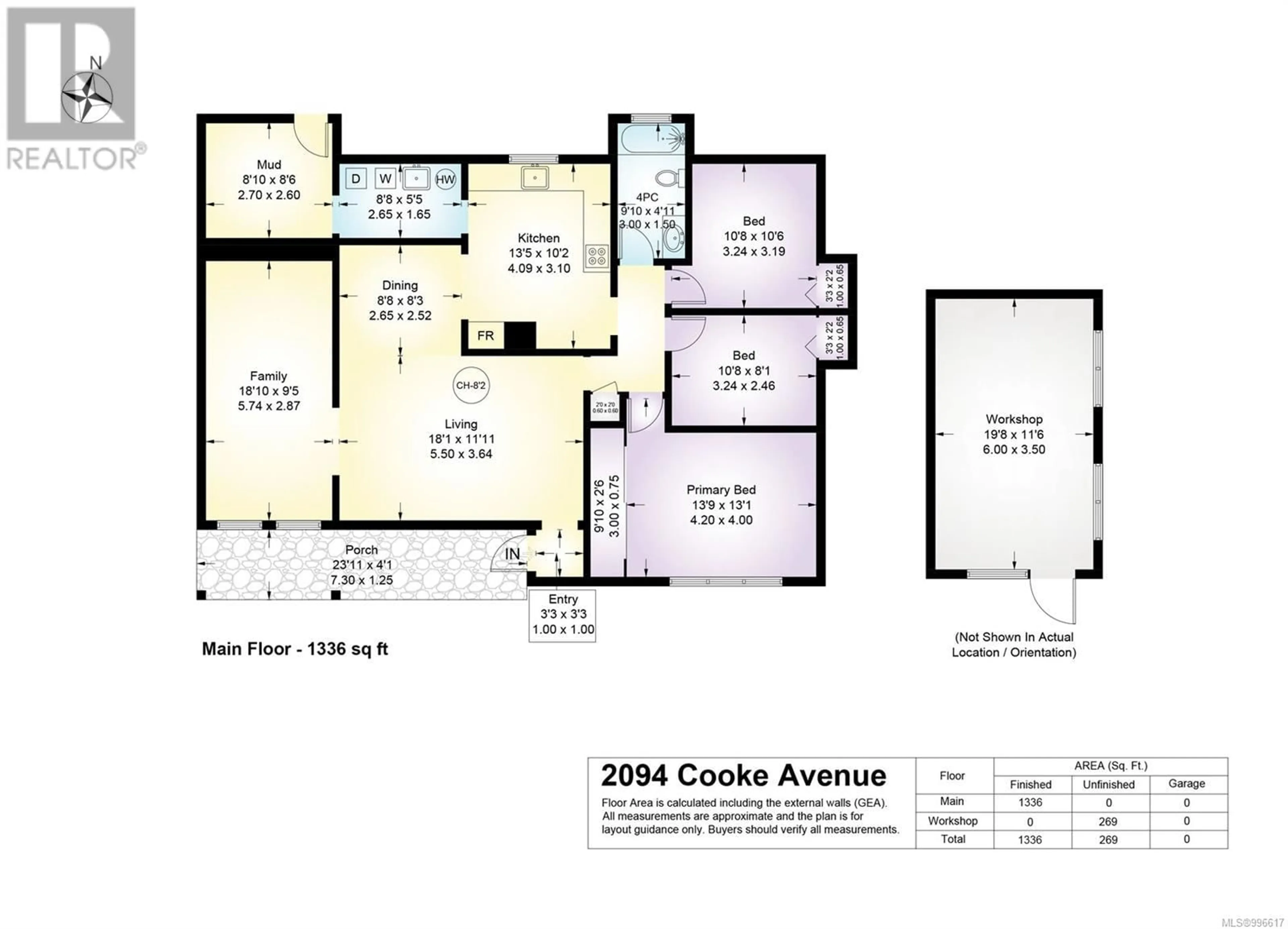 Floor plan for 2094 COOKE AVENUE, Comox British Columbia V9M1Y6