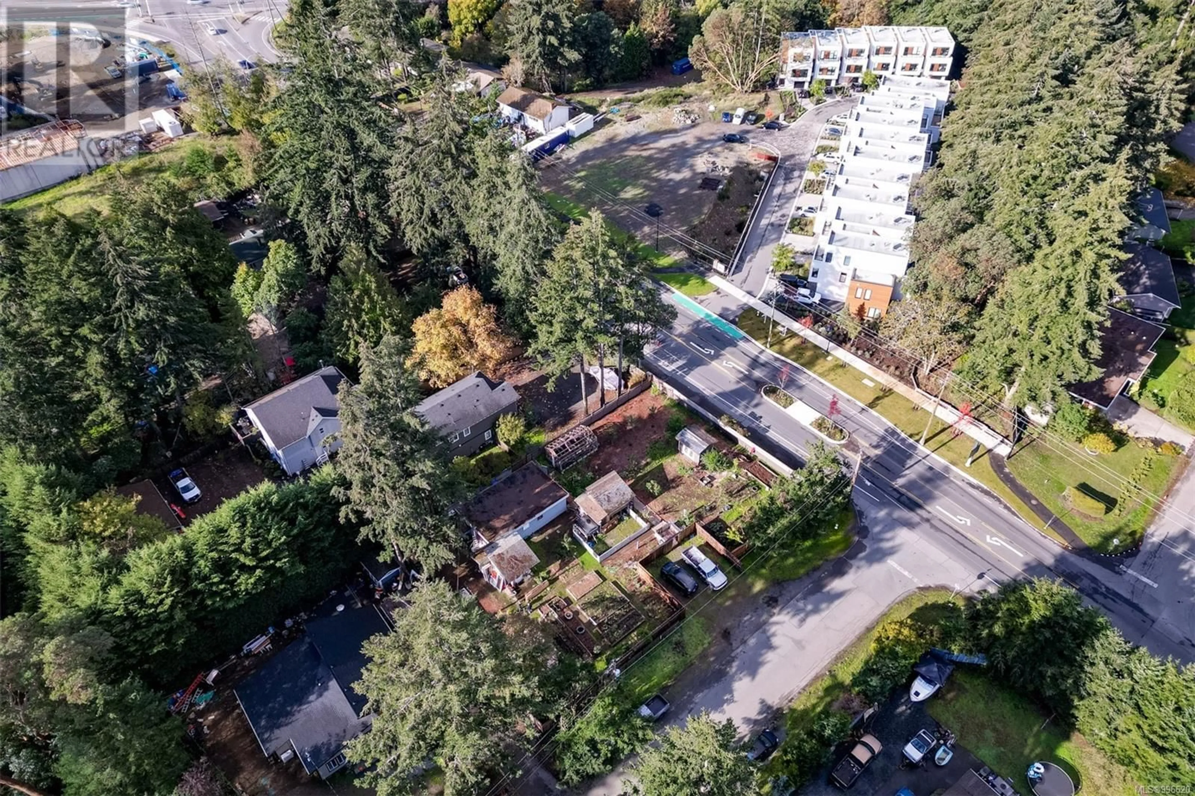 A pic from outside/outdoor area/front of a property/back of a property/a pic from drone, street for 2329/2333 SOOKE ROAD, Colwood British Columbia V9B1X9
