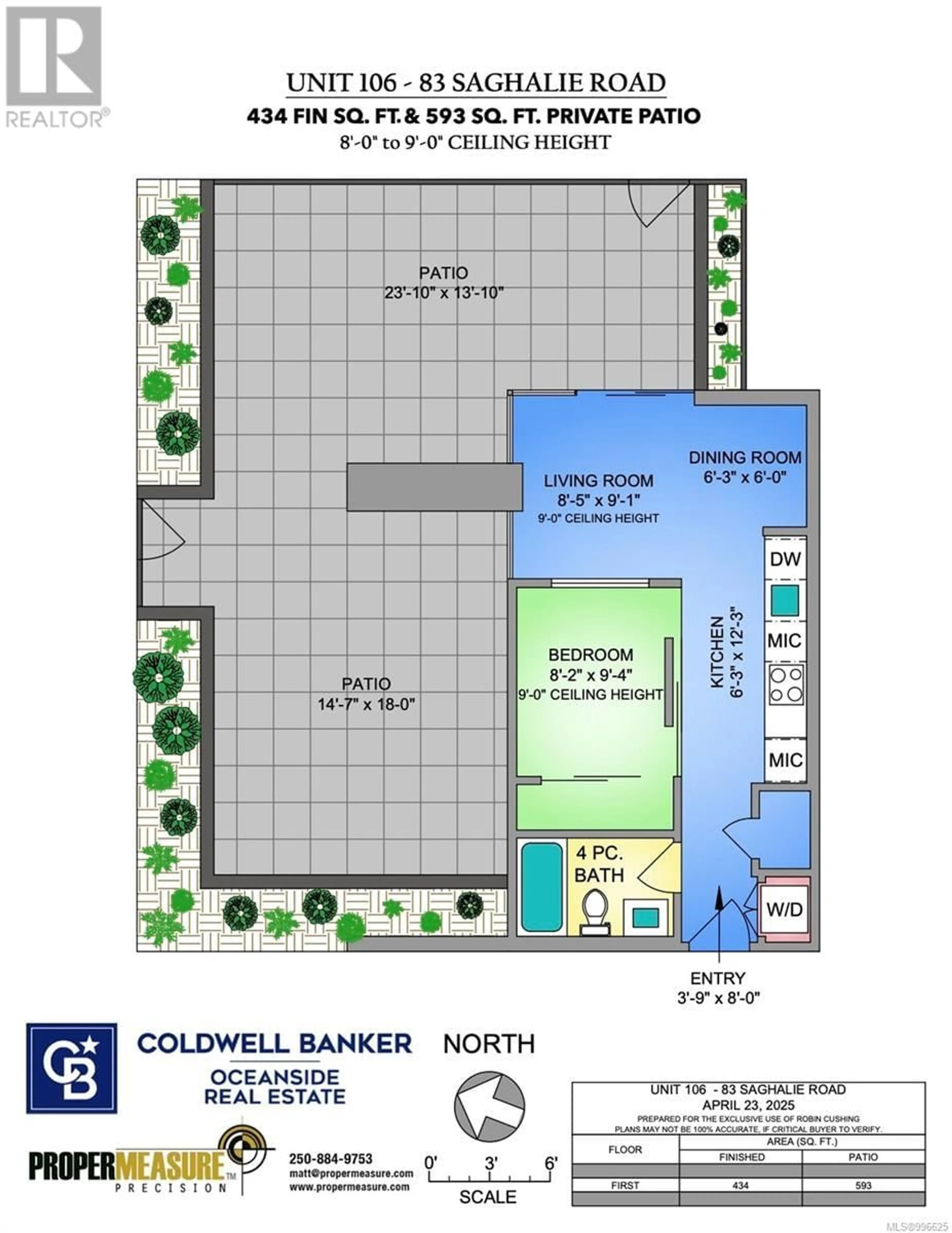 Floor plan for 106 - 83 SAGHALIE ROAD, Victoria British Columbia V9A0E7