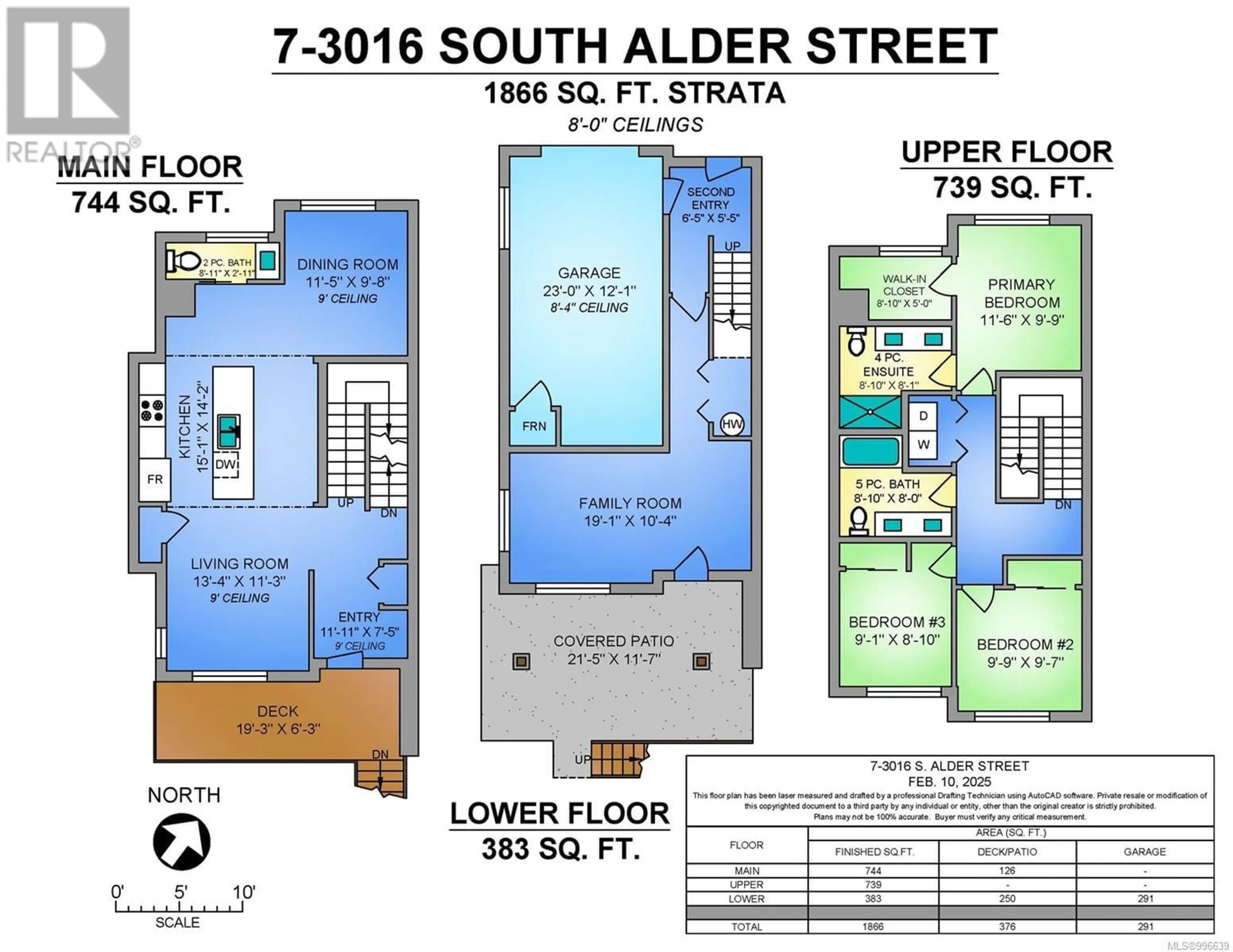 Floor plan for 7 - 3016 ALDER STREET SOUTH, Campbell River British Columbia V9W0E5