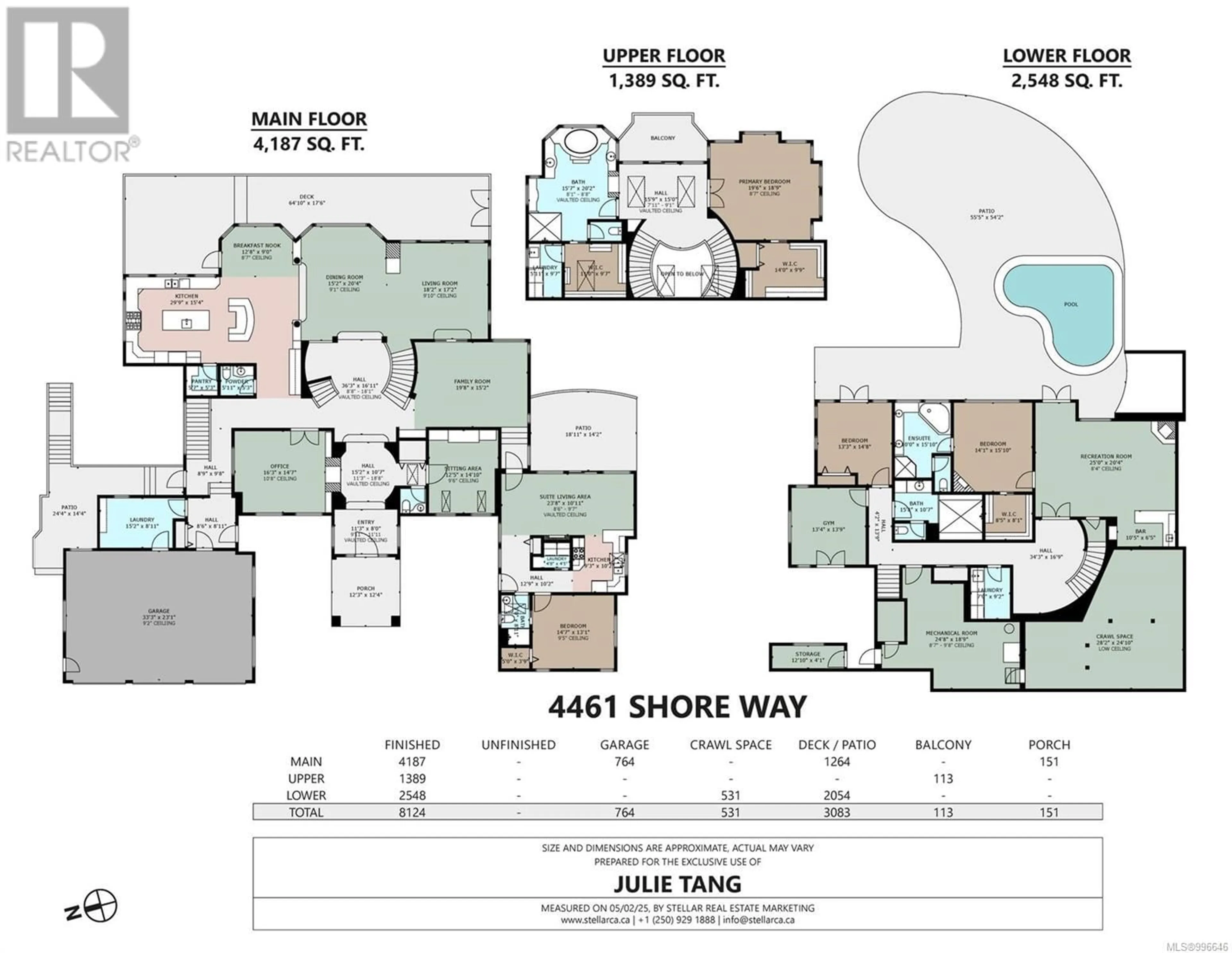 Floor plan for 4461 SHORE WAY, Saanich British Columbia V8N3V1