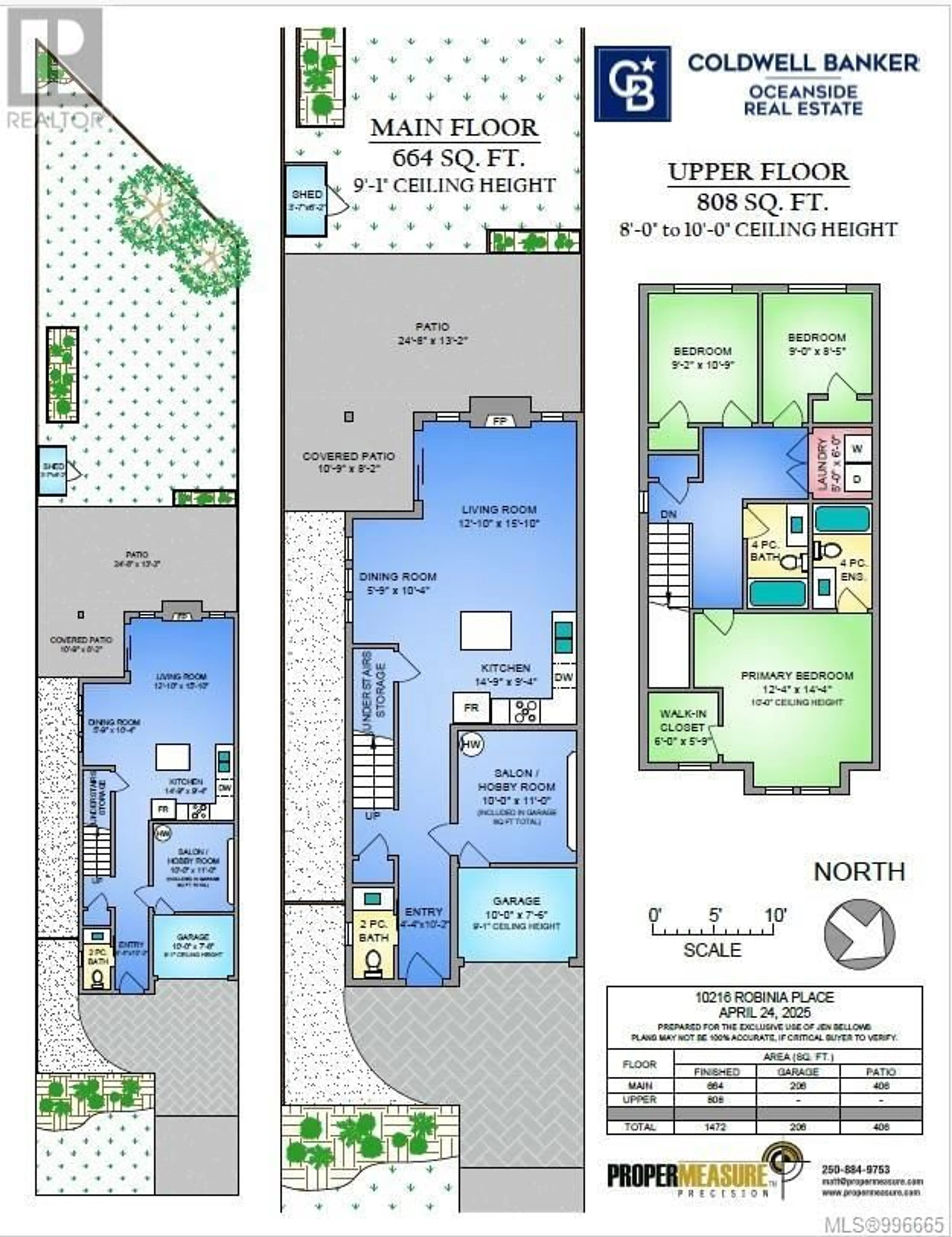 Floor plan for 10216 ROBINIA PLACE, Sidney British Columbia V8L4M3