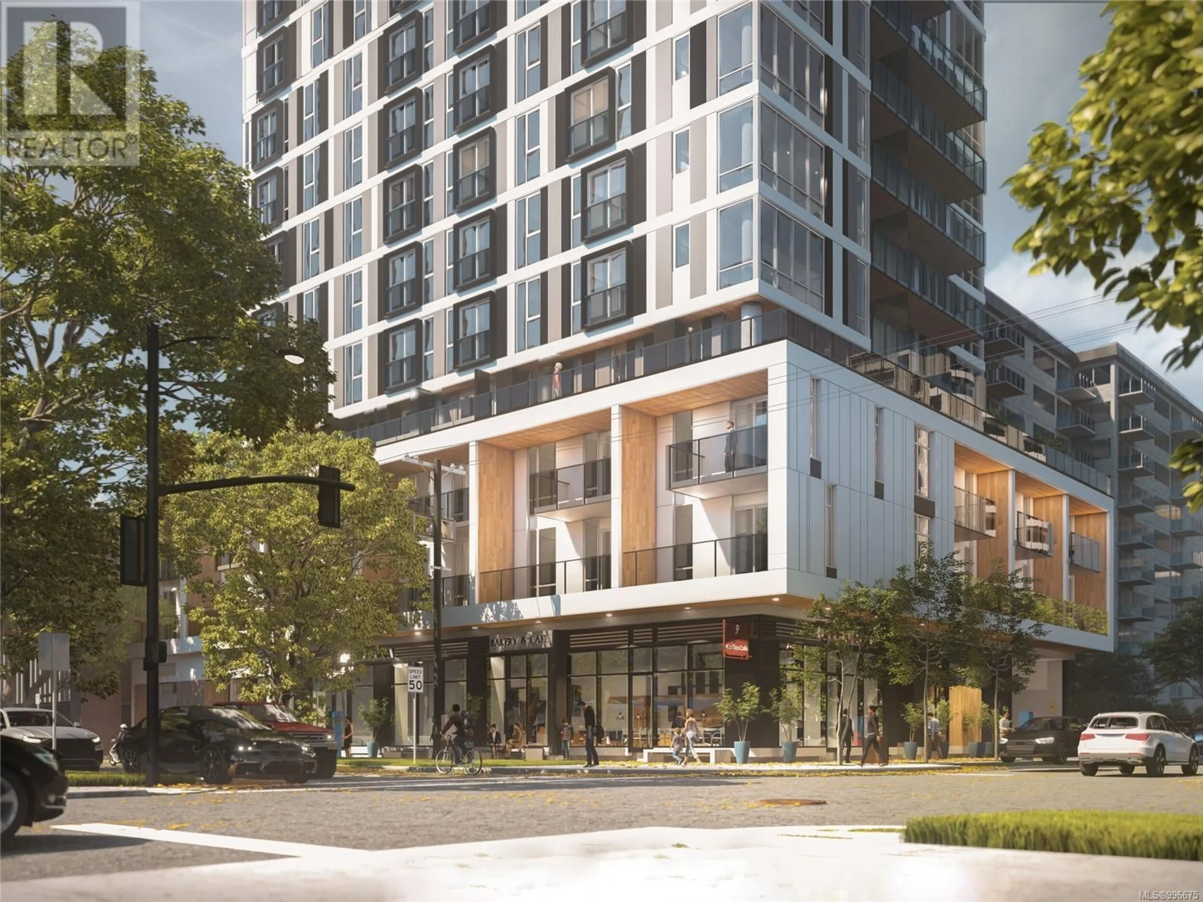 Indoor foyer for 601 - 1097 VIEW STREET, Victoria British Columbia V8V3Z9