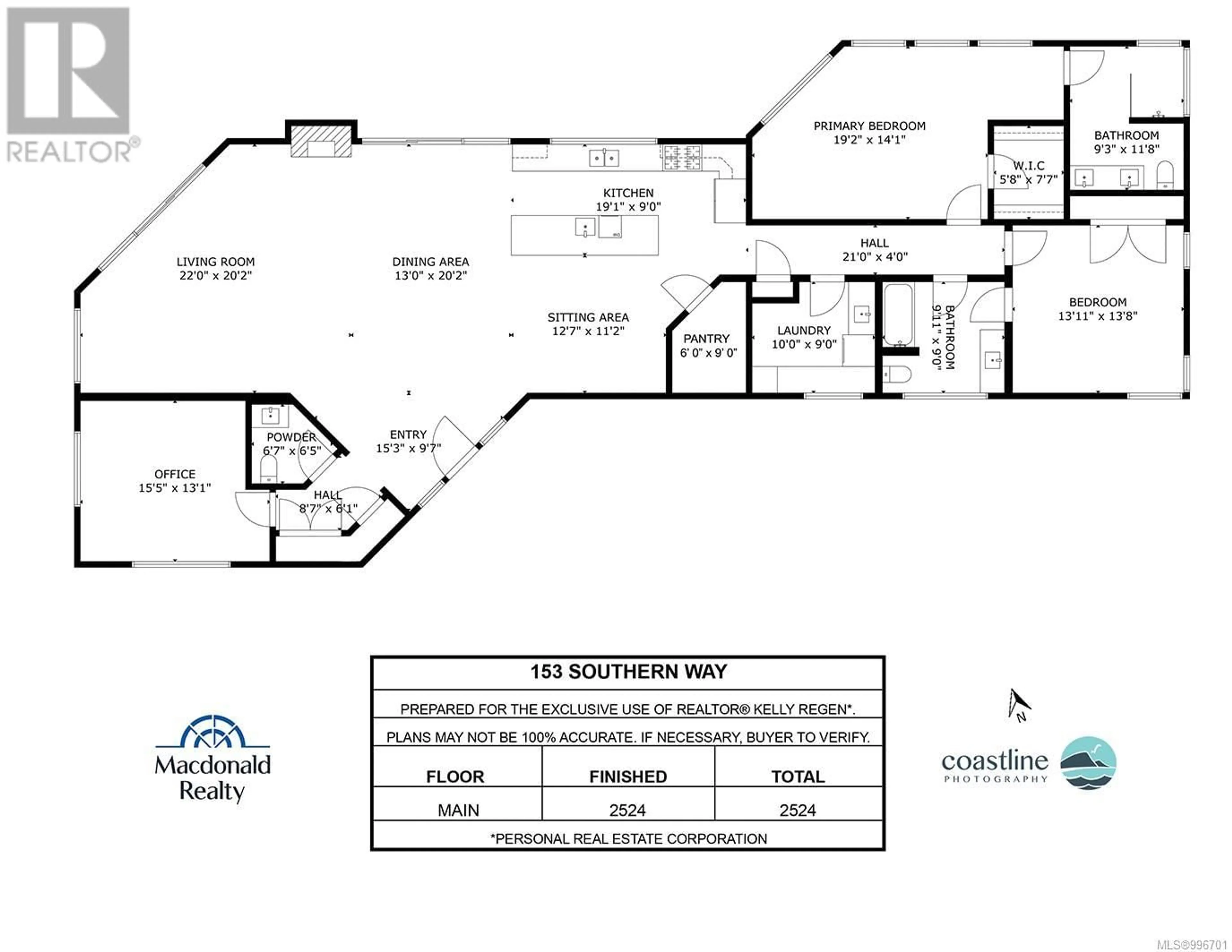 Floor plan for 153 SOUTHERN WAY, Salt Spring British Columbia V8K2Y1
