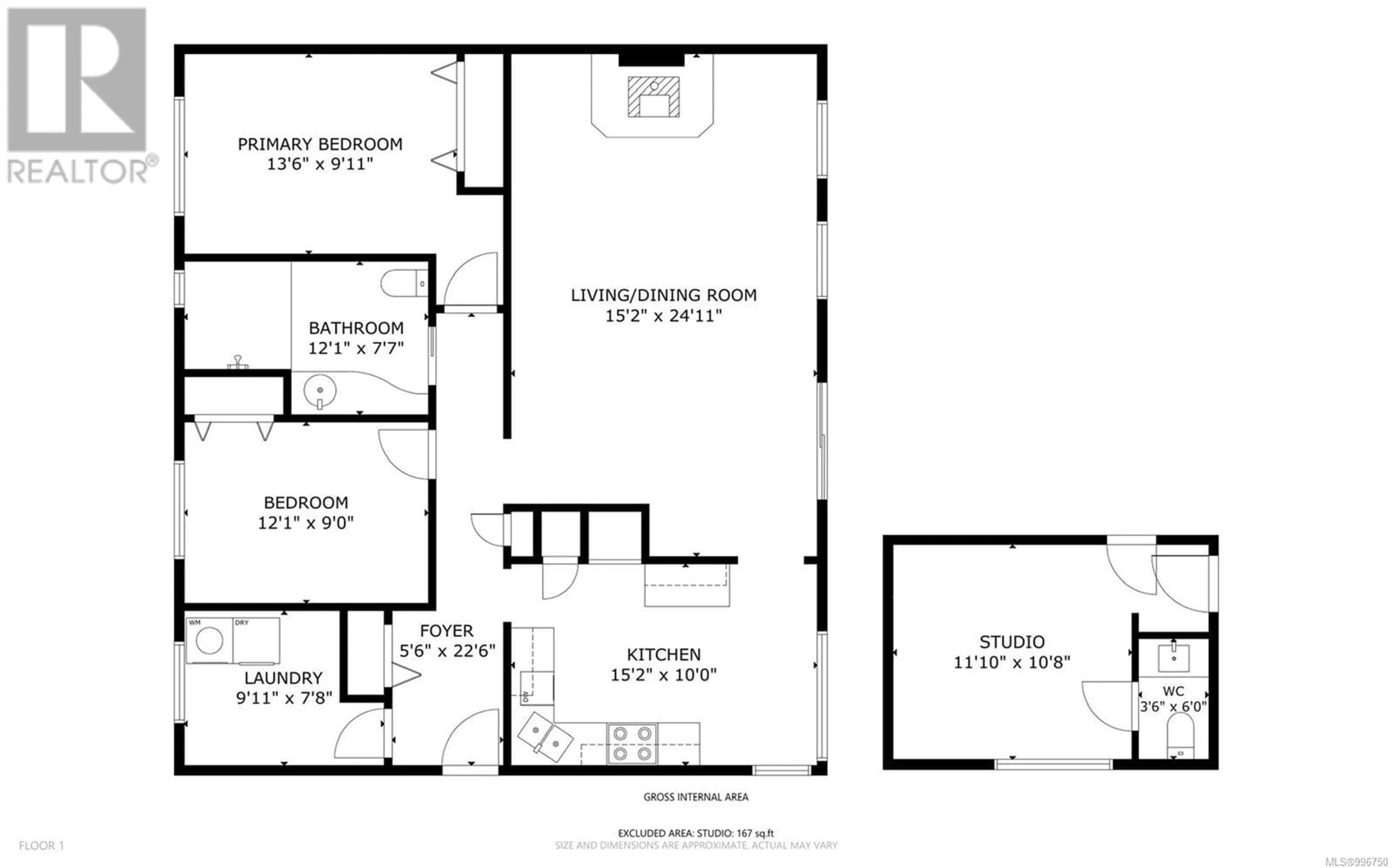 Floor plan for 955 PAT BURNS AVENUE, Gabriola Island British Columbia V0R1X2