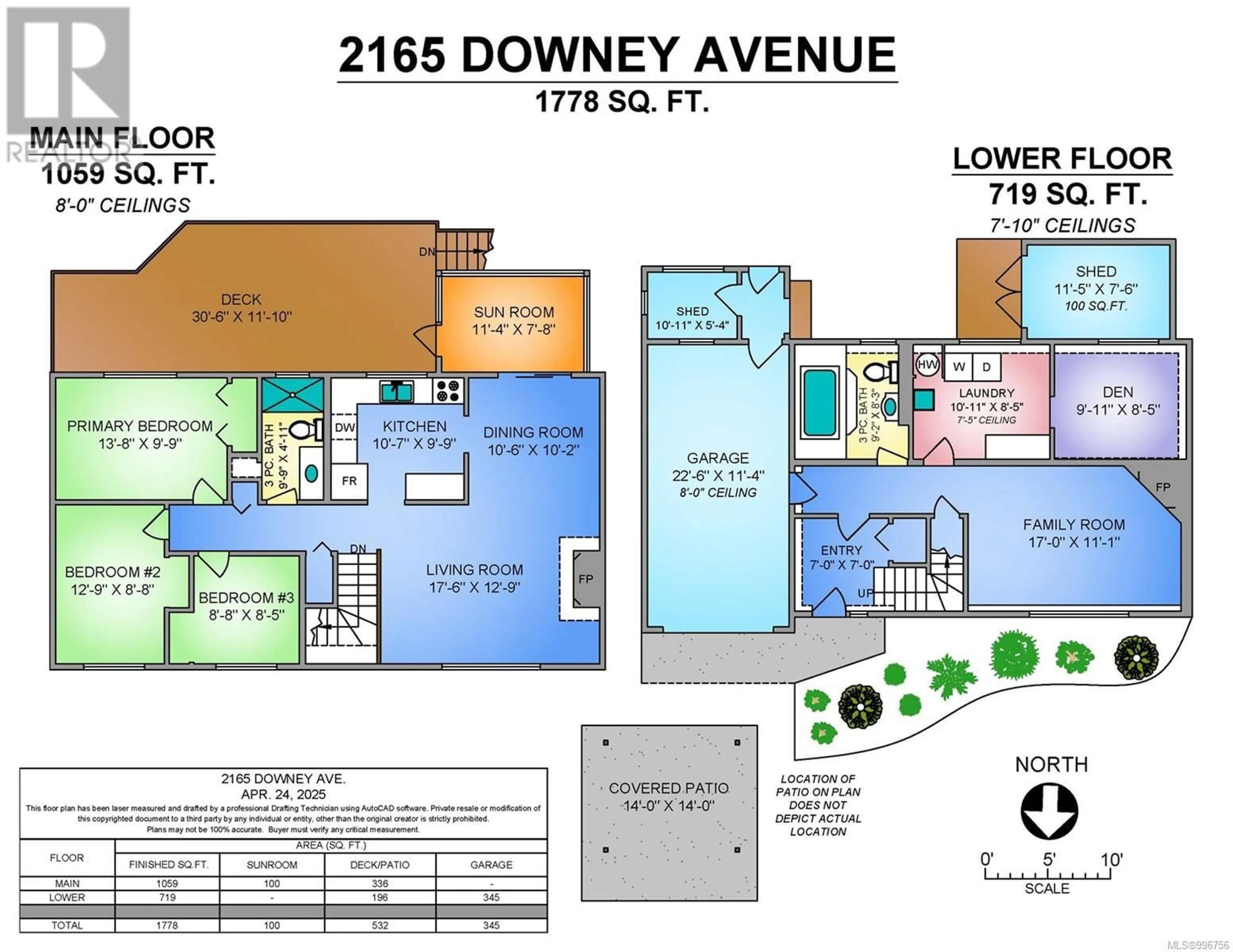 Floor plan for 2165 DOWNEY AVENUE, Comox British Columbia V9M1W7