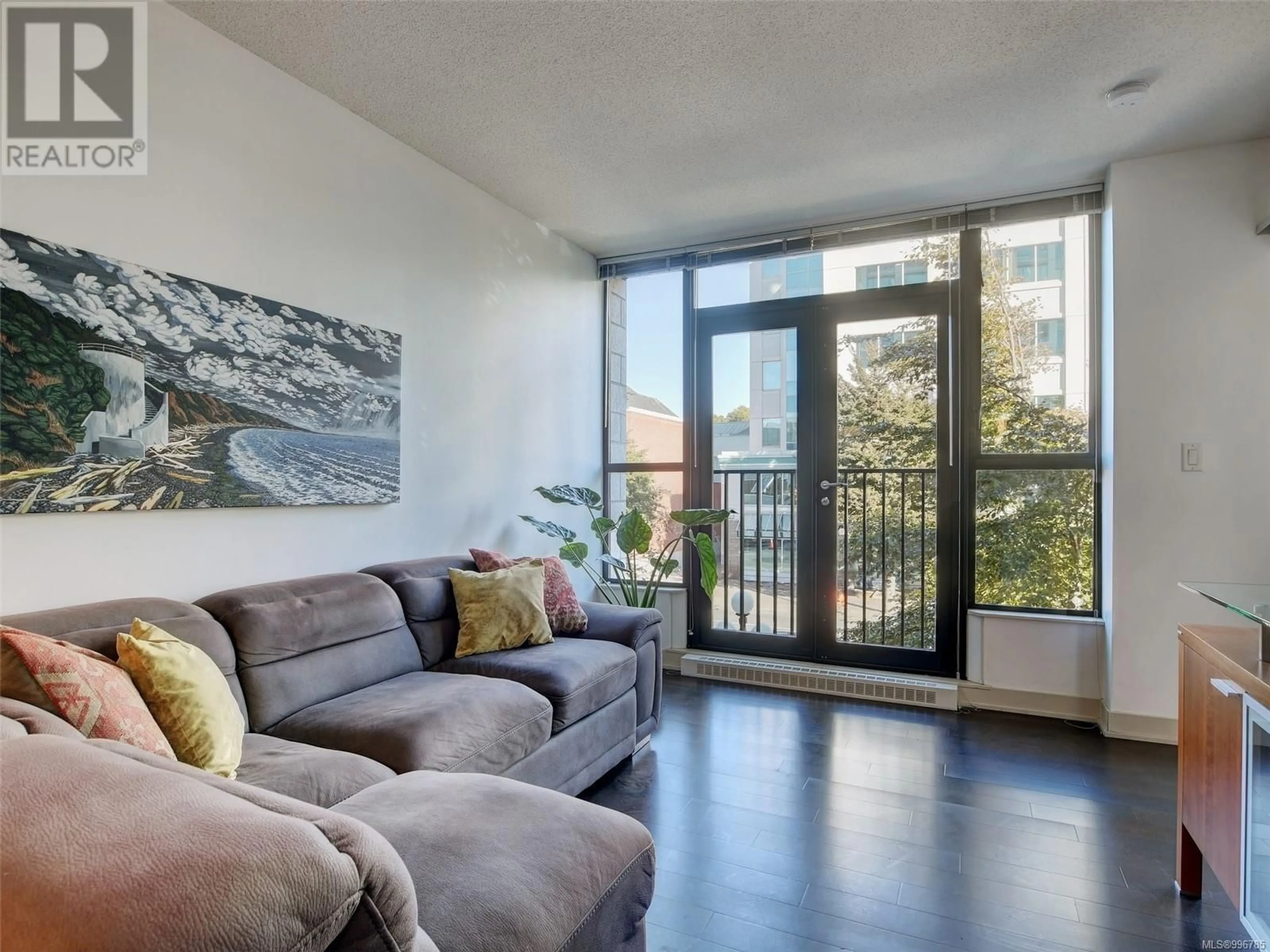 Living room with furniture, unknown for 212 - 760 JOHNSON STREET, Victoria British Columbia V8W0A4