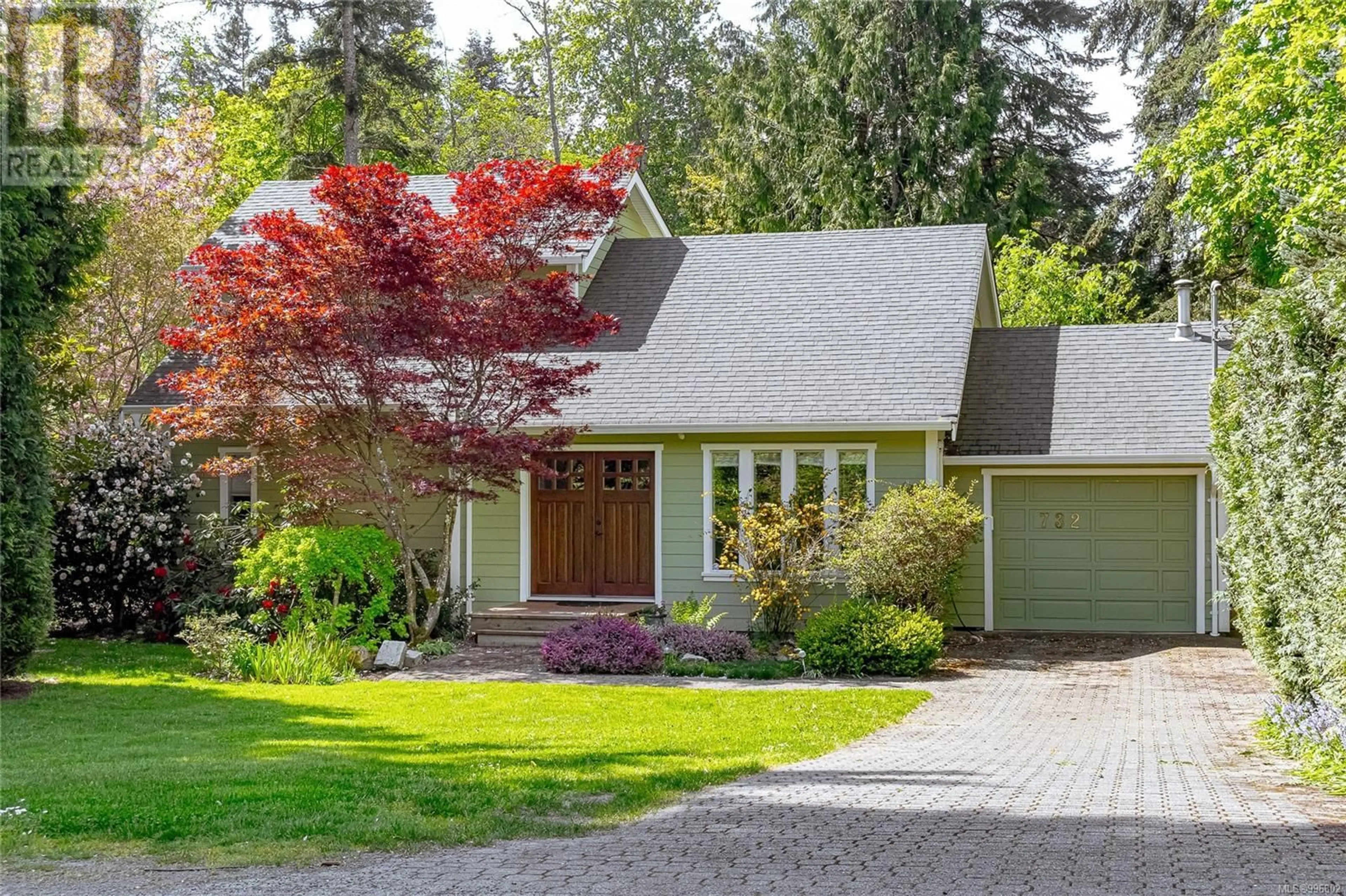 Home with vinyl exterior material, street for 732 TISWILDE ROAD, Metchosin British Columbia V9C4E8