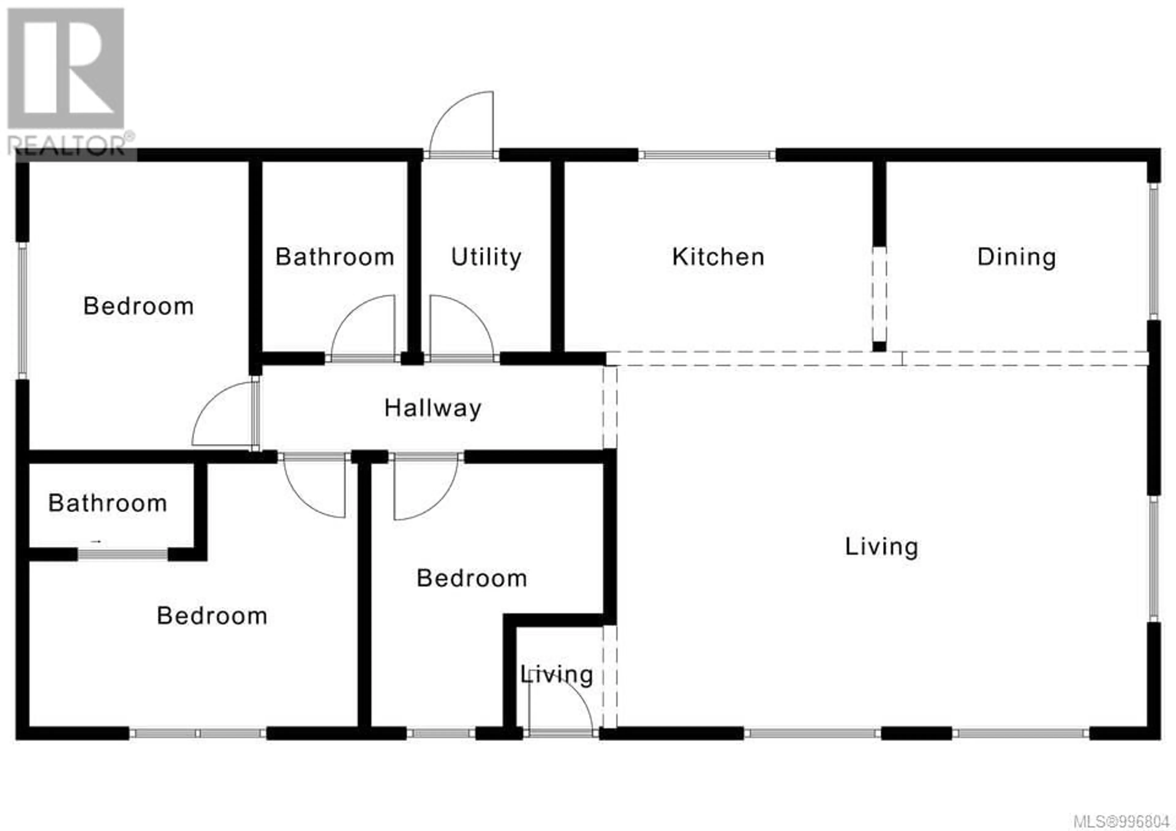 Floor plan for 6 - 3449 HALLBERG ROAD, Nanaimo British Columbia V9G1L2