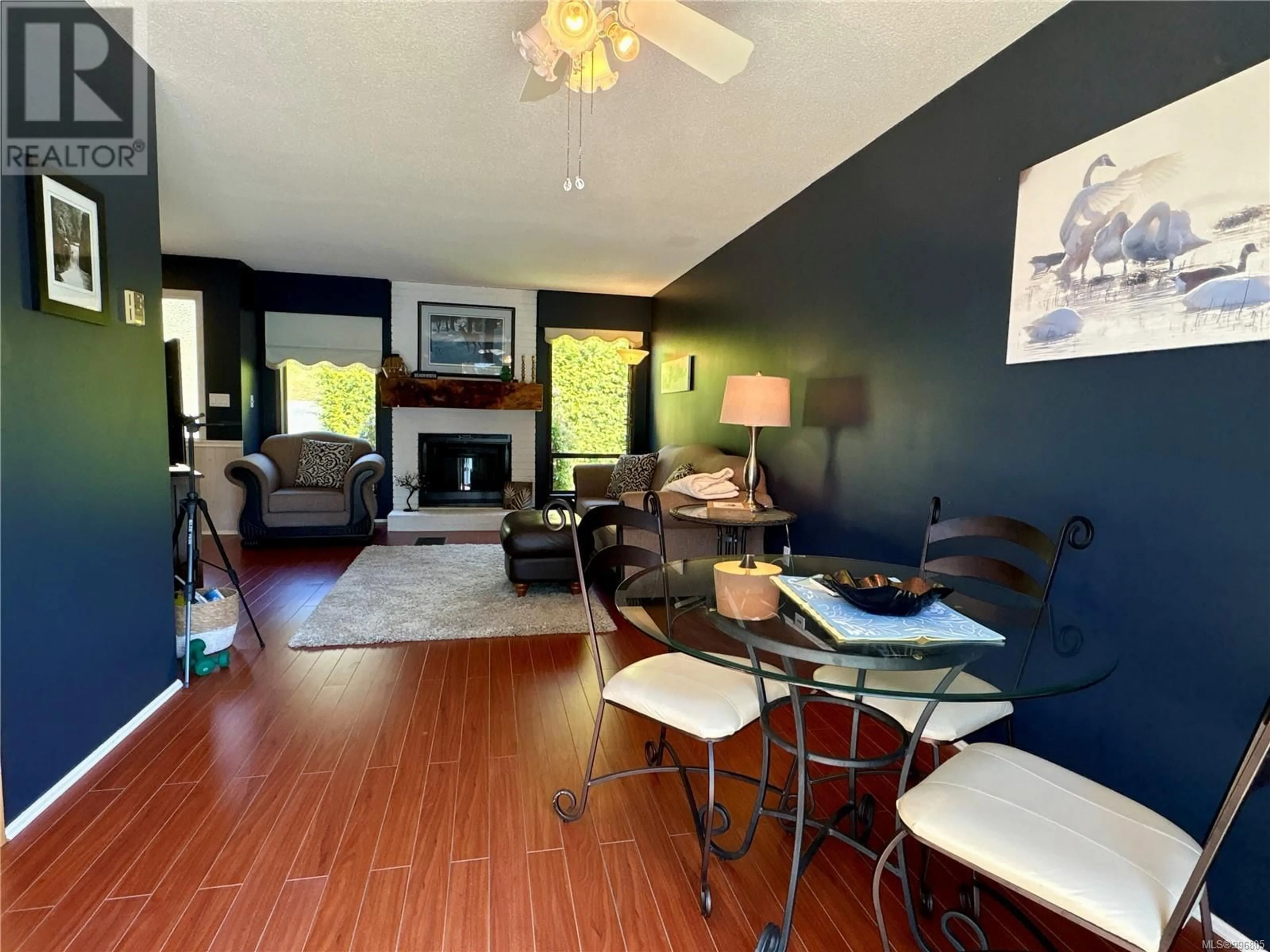 Living room with furniture, wood/laminate floor for 1200 MARINE DRIVE, Port Alice British Columbia V0N2N0