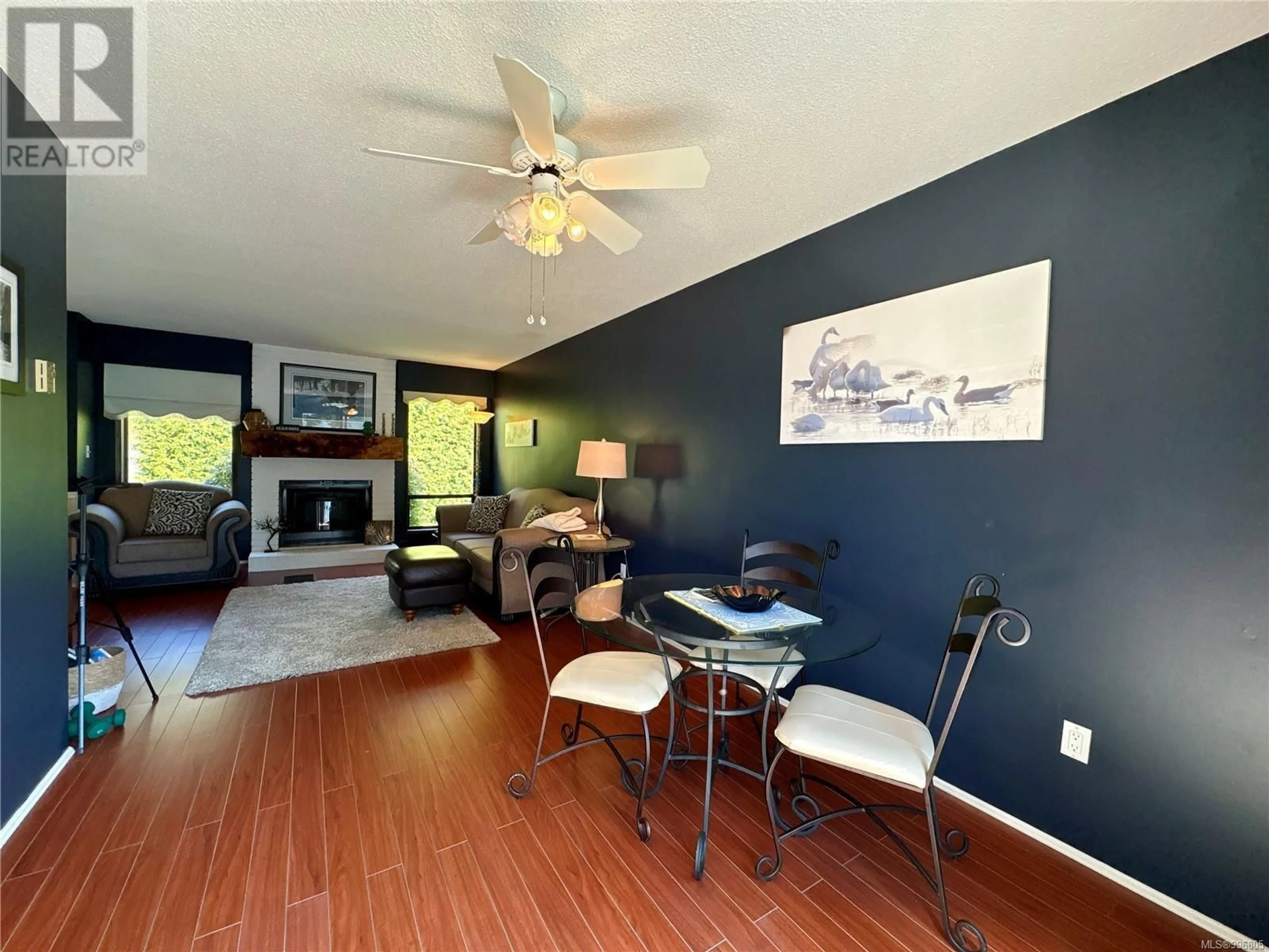 Living room with furniture, wood/laminate floor for 1200 MARINE DRIVE, Port Alice British Columbia V0N2N0