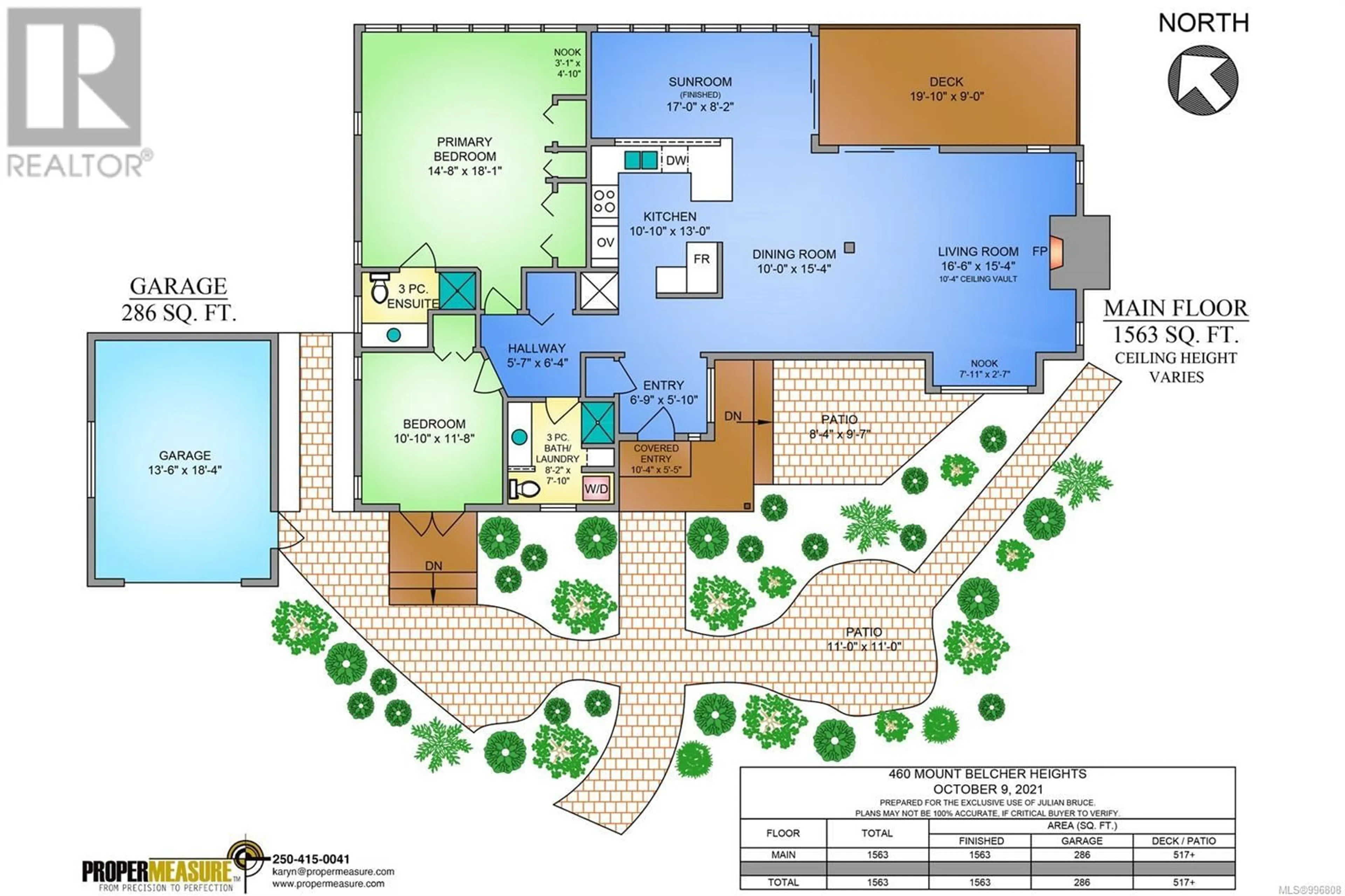 Floor plan for 460 MT. BELCHER HEIGHTS, Salt Spring British Columbia V8K2J6