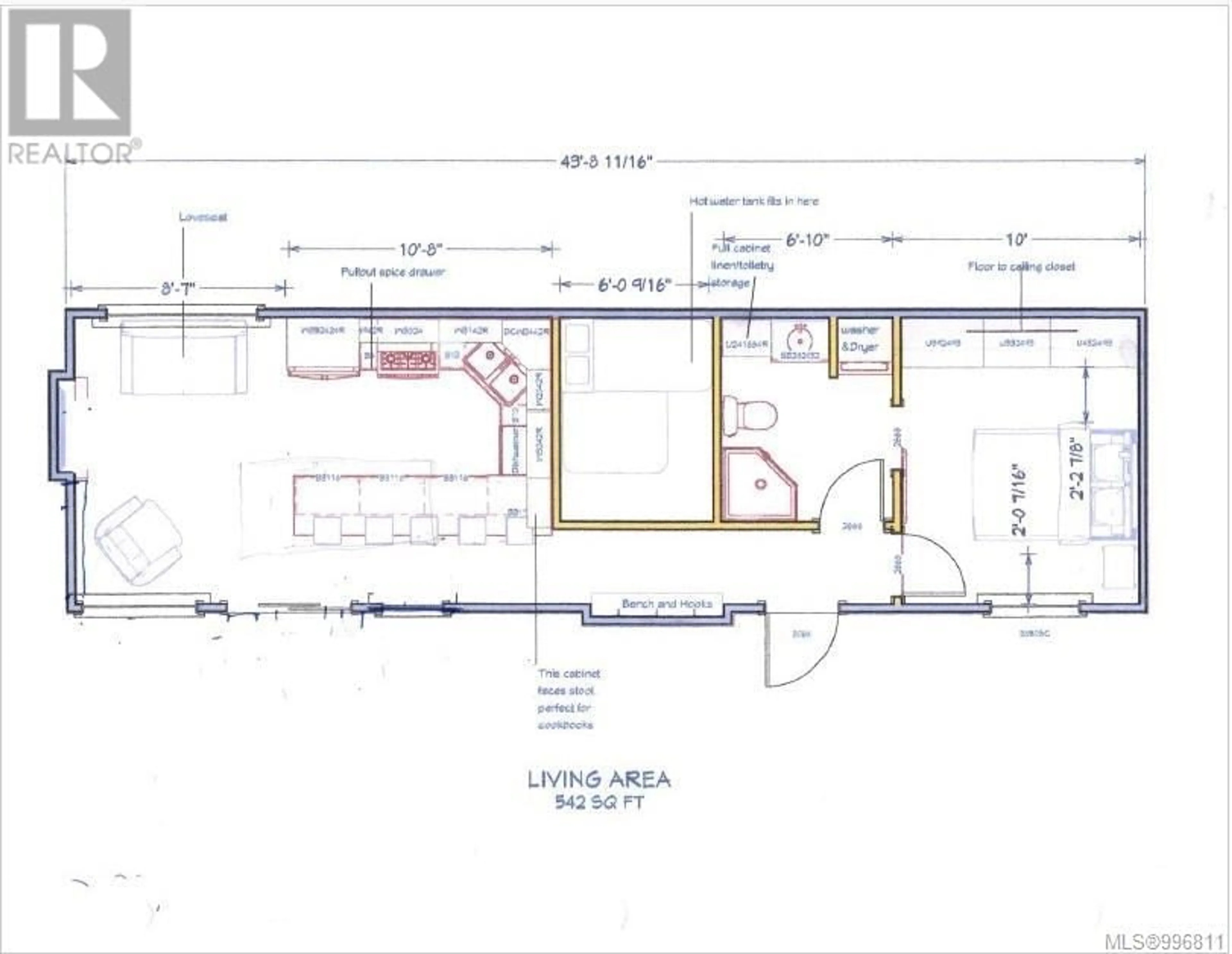 Floor plan for 3 - 232 NORTH SHORE ROAD, Lake Cowichan British Columbia V0R2G0