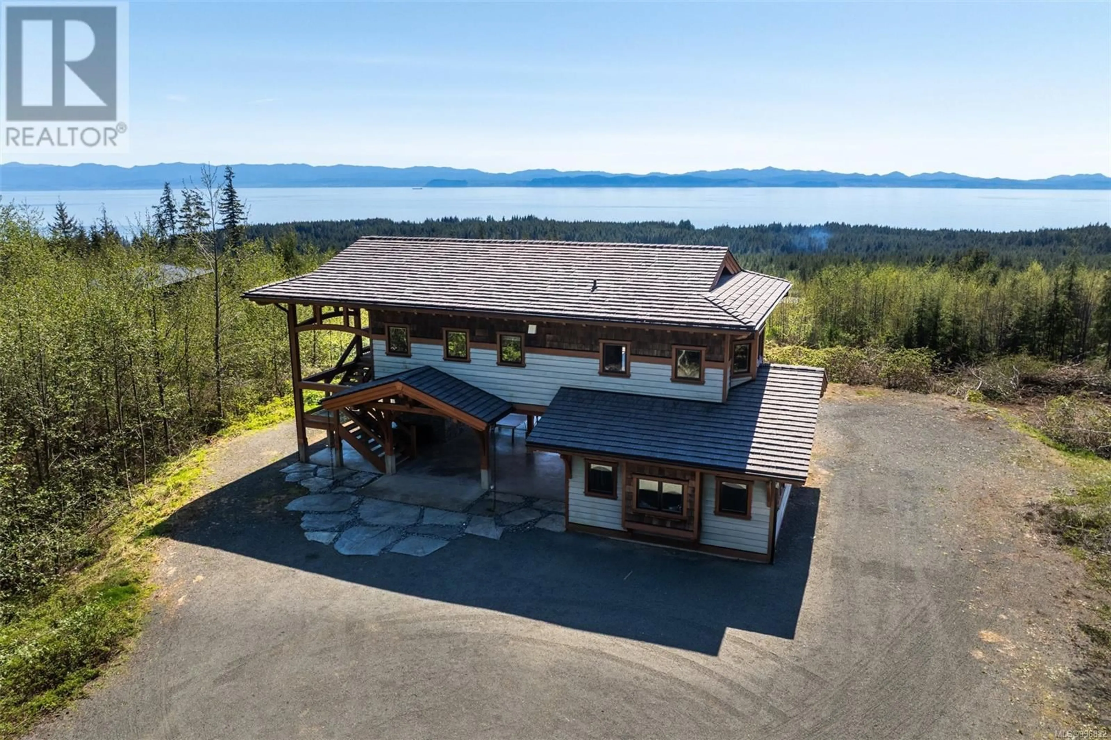 A pic from outside/outdoor area/front of a property/back of a property/a pic from drone, water/lake/river/ocean view for 3926 TIMBERLINE WAY, Sooke British Columbia V9Z1L1