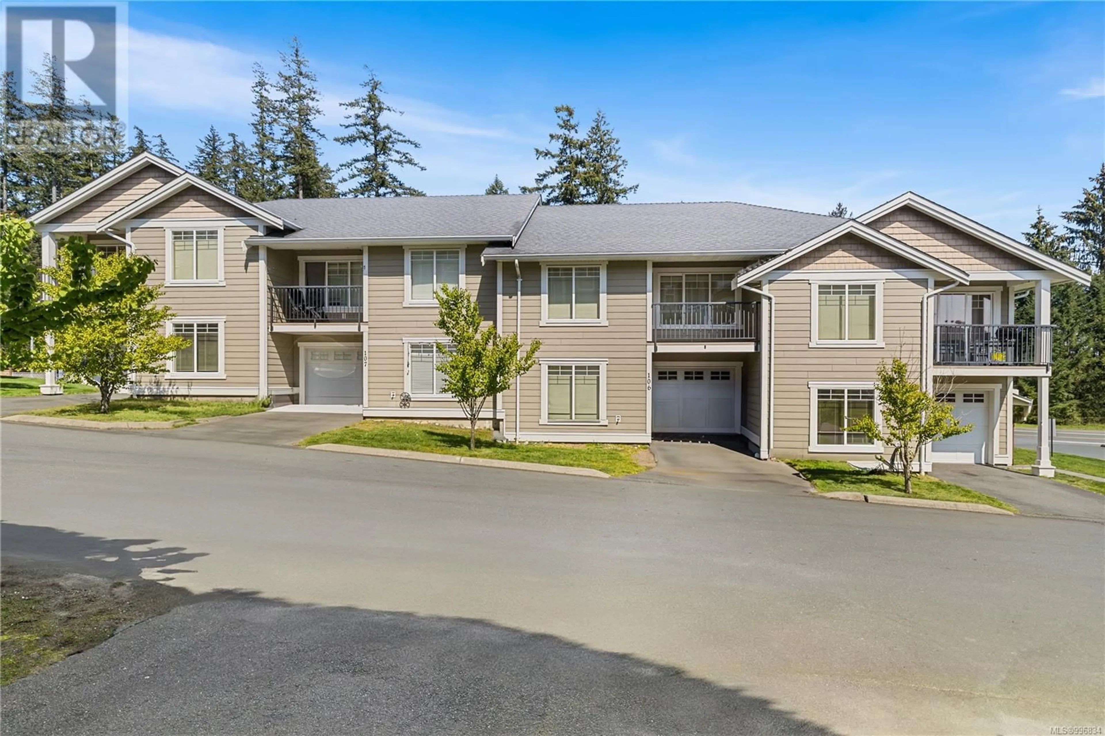 A pic from outside/outdoor area/front of a property/back of a property/a pic from drone, street for 106 - 701 HILCHEY ROAD, Campbell River British Columbia V9W0A2