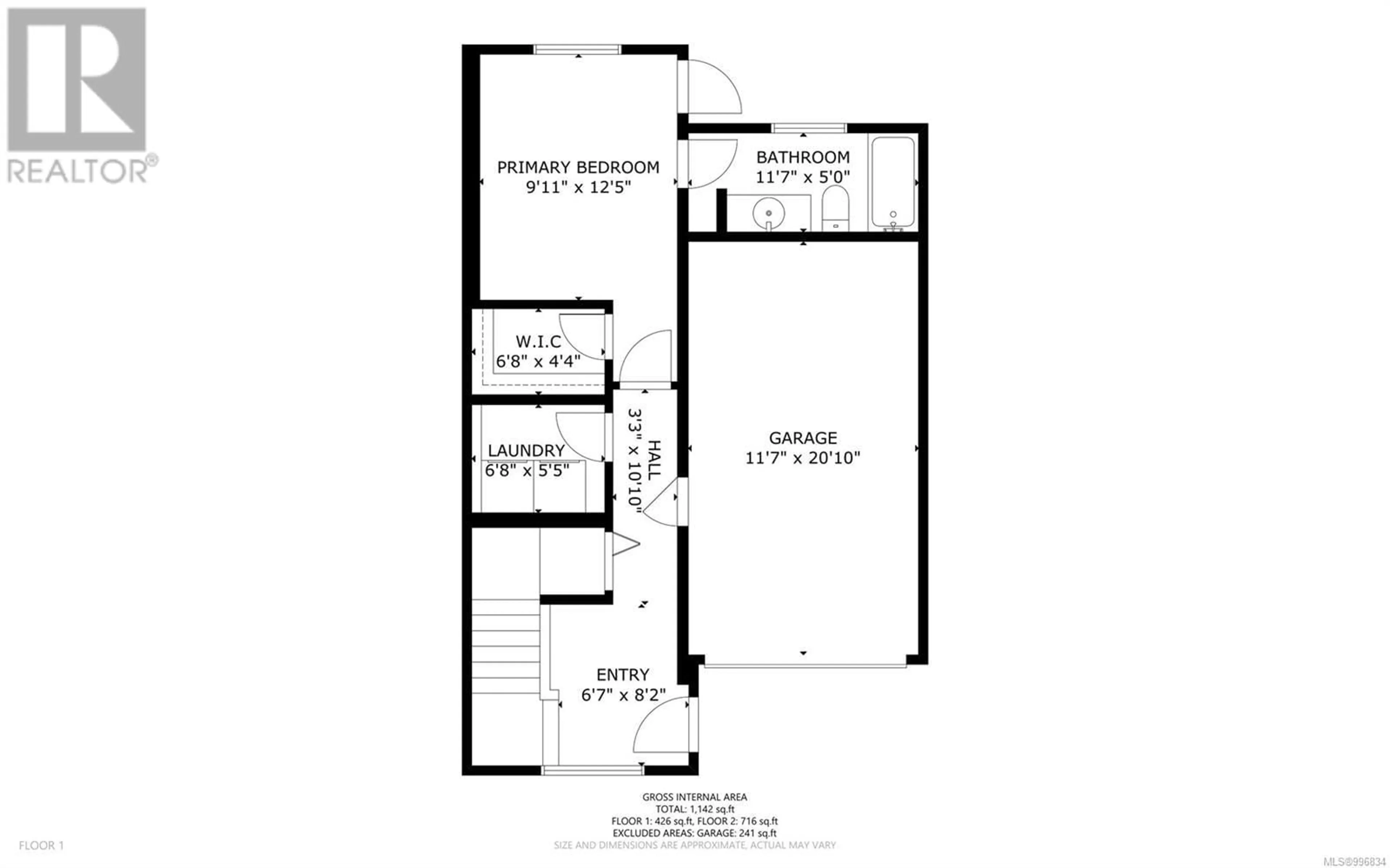 Floor plan for 106 - 701 HILCHEY ROAD, Campbell River British Columbia V9W0A2