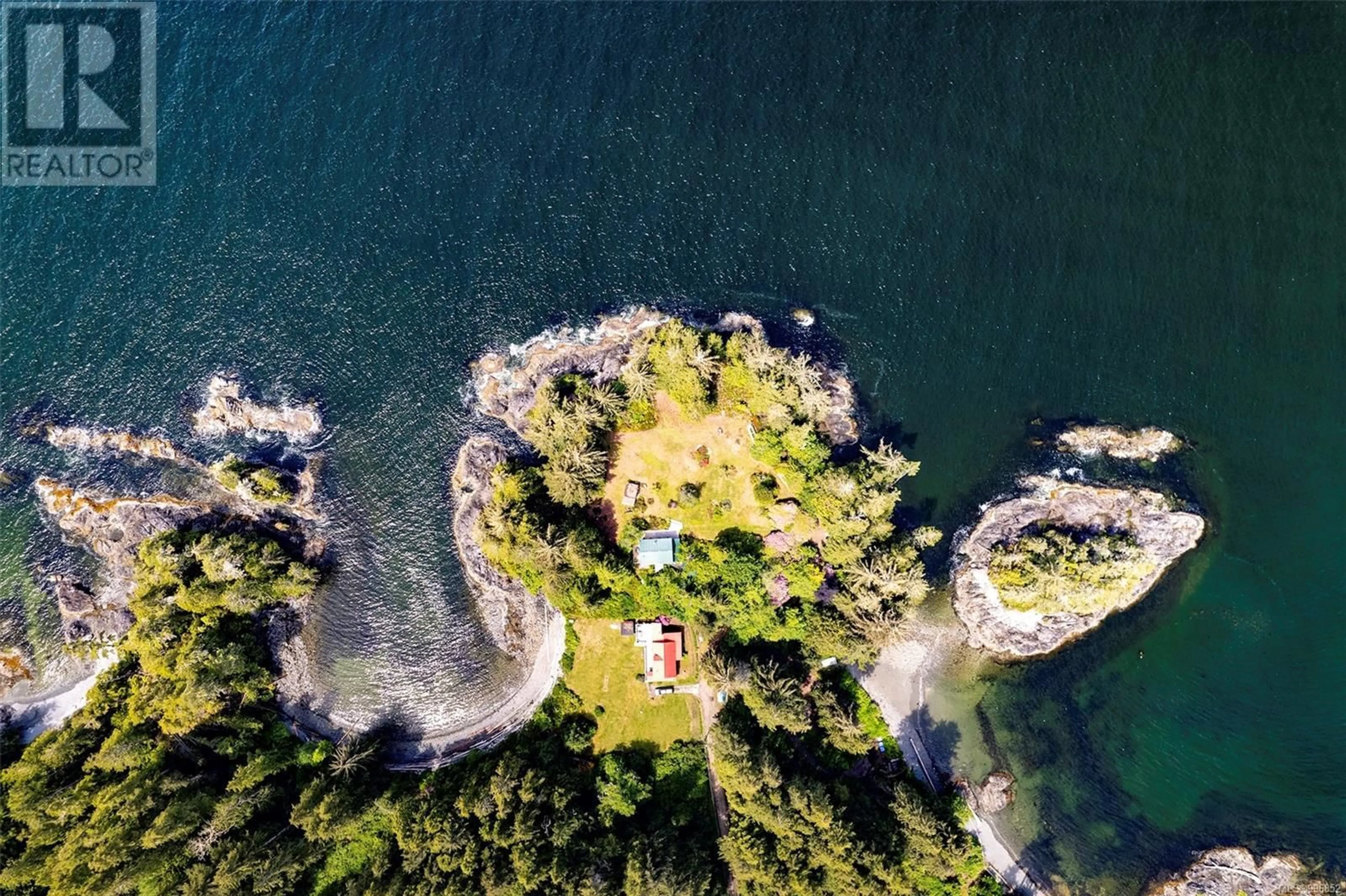 A pic from outside/outdoor area/front of a property/back of a property/a pic from drone, water/lake/river/ocean view for 100 MATHERS LANE, Bamfield British Columbia V0R1B0