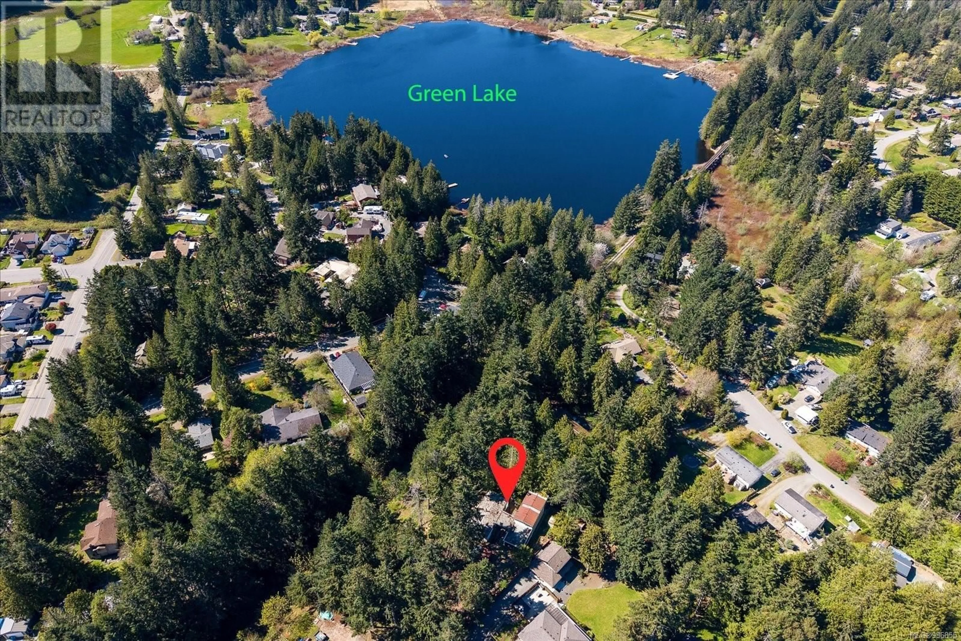A pic from outside/outdoor area/front of a property/back of a property/a pic from drone, water/lake/river/ocean view for 69 LAKE PLACE, Nanaimo British Columbia V9T5S1