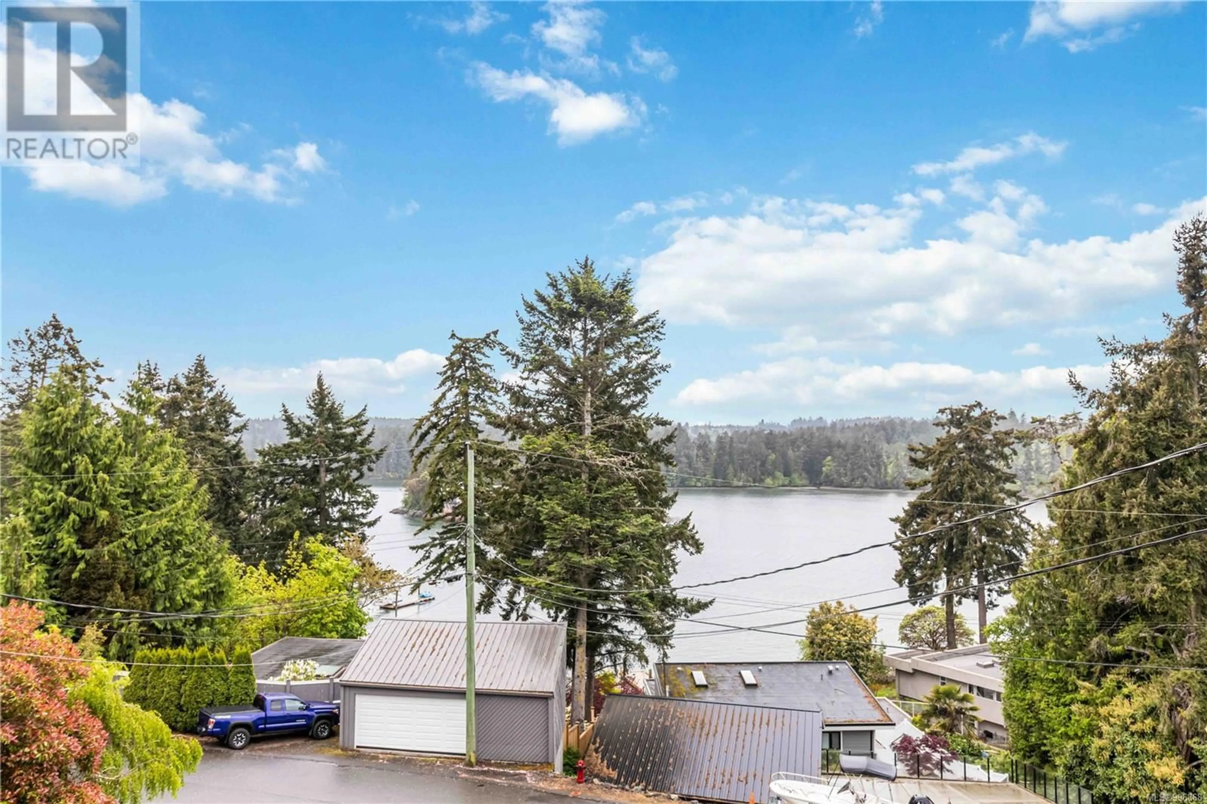 A pic from outside/outdoor area/front of a property/back of a property/a pic from drone, water/lake/river/ocean view for A - 558 VIEW ROYAL AVENUE, View Royal British Columbia V9B1B7