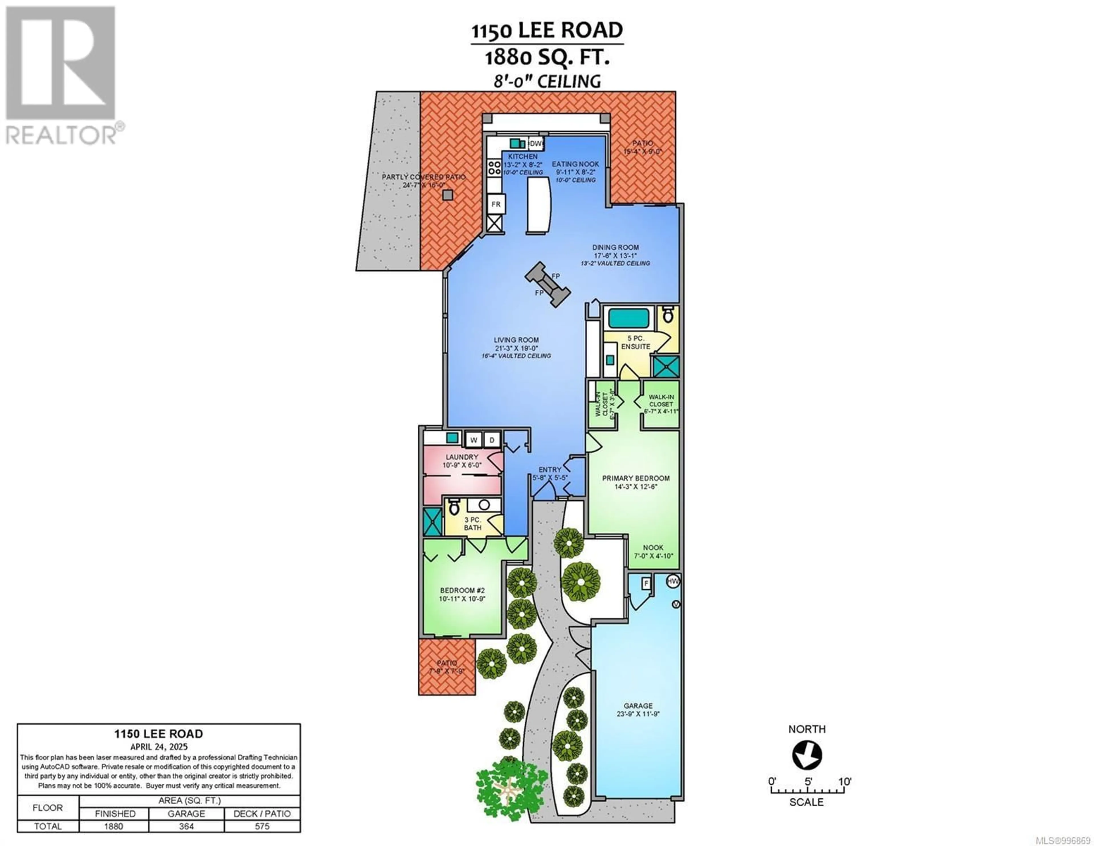 Floor plan for 1150 LEE ROAD, Parksville British Columbia V9P2L2