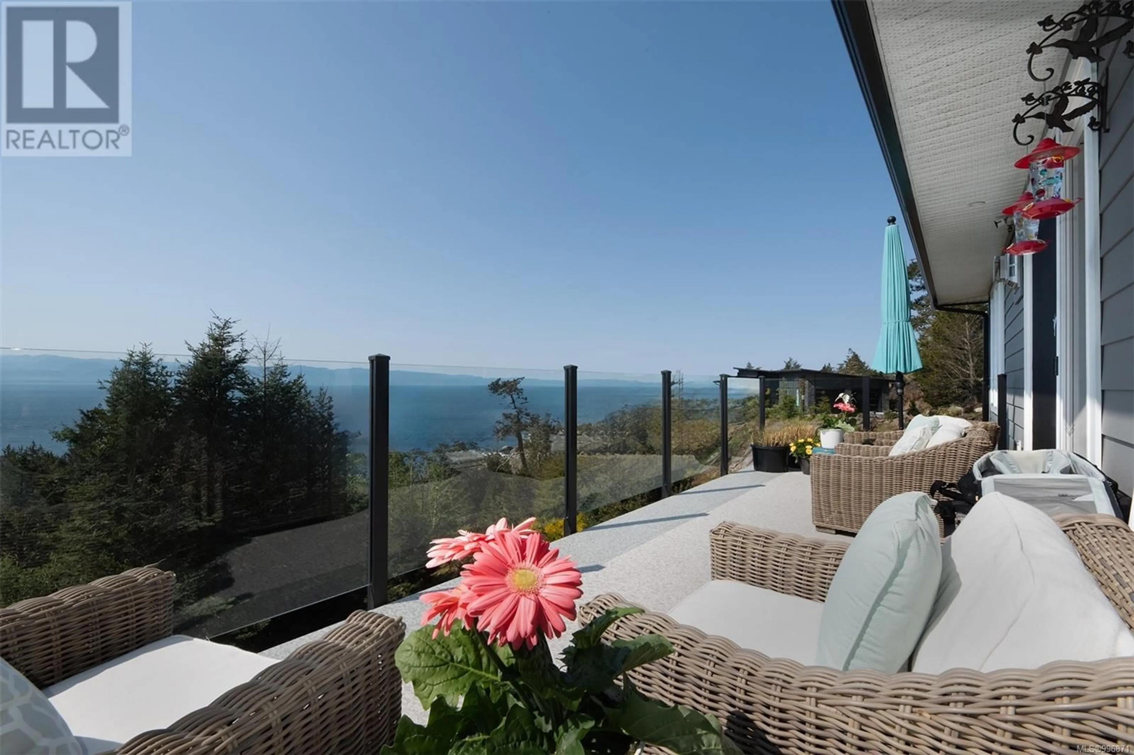 Patio, mountain view for 7470 THORNTON HEIGHTS, Sooke British Columbia V9Z1L8