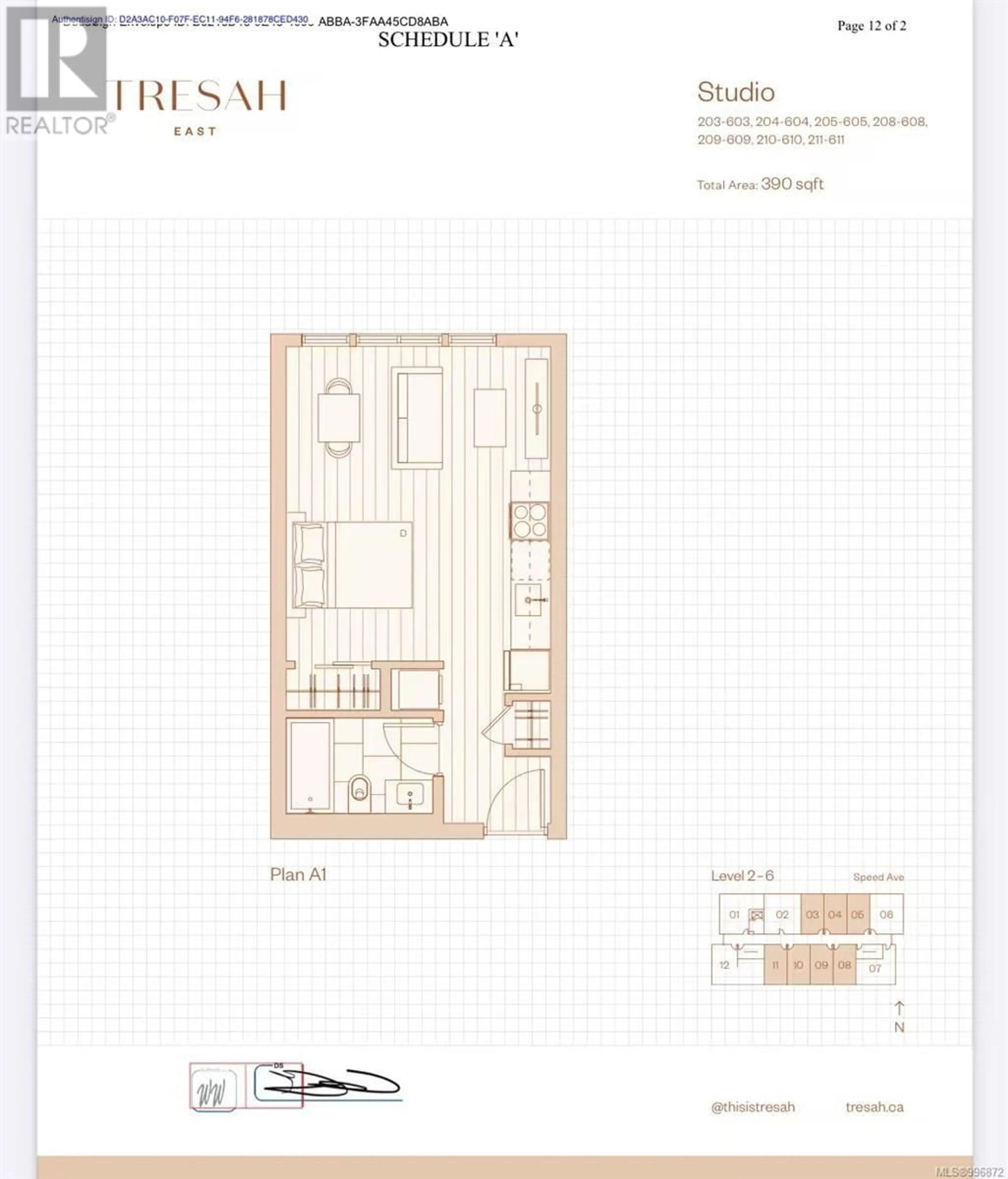 Floor plan for 505 - 629 SPEED AVENUE, Victoria British Columbia V8Z1A5
