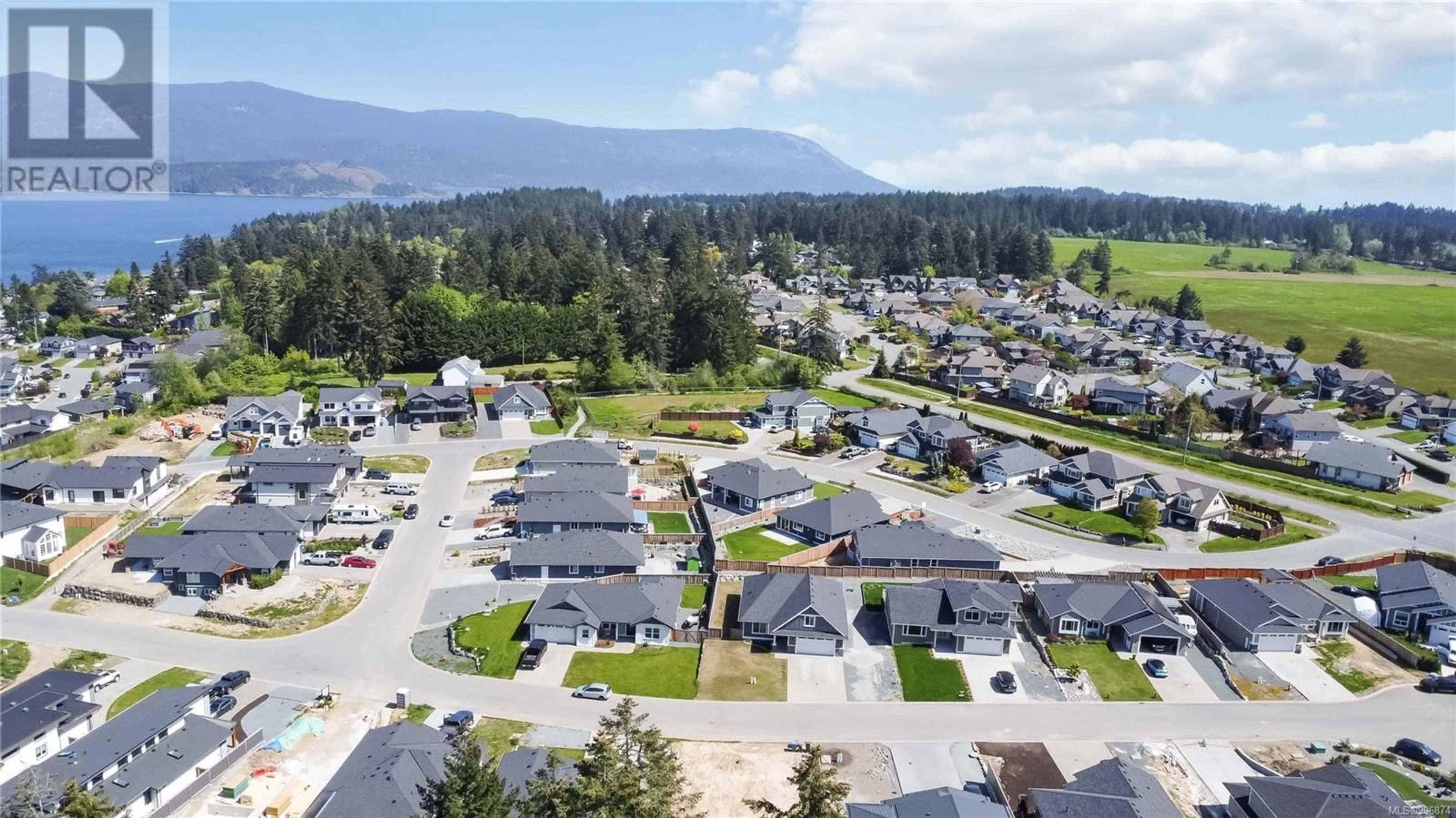 A pic from outside/outdoor area/front of a property/back of a property/a pic from drone, mountain view for 4625 GALDWELL ROAD, Cowichan Bay British Columbia V0R1N1