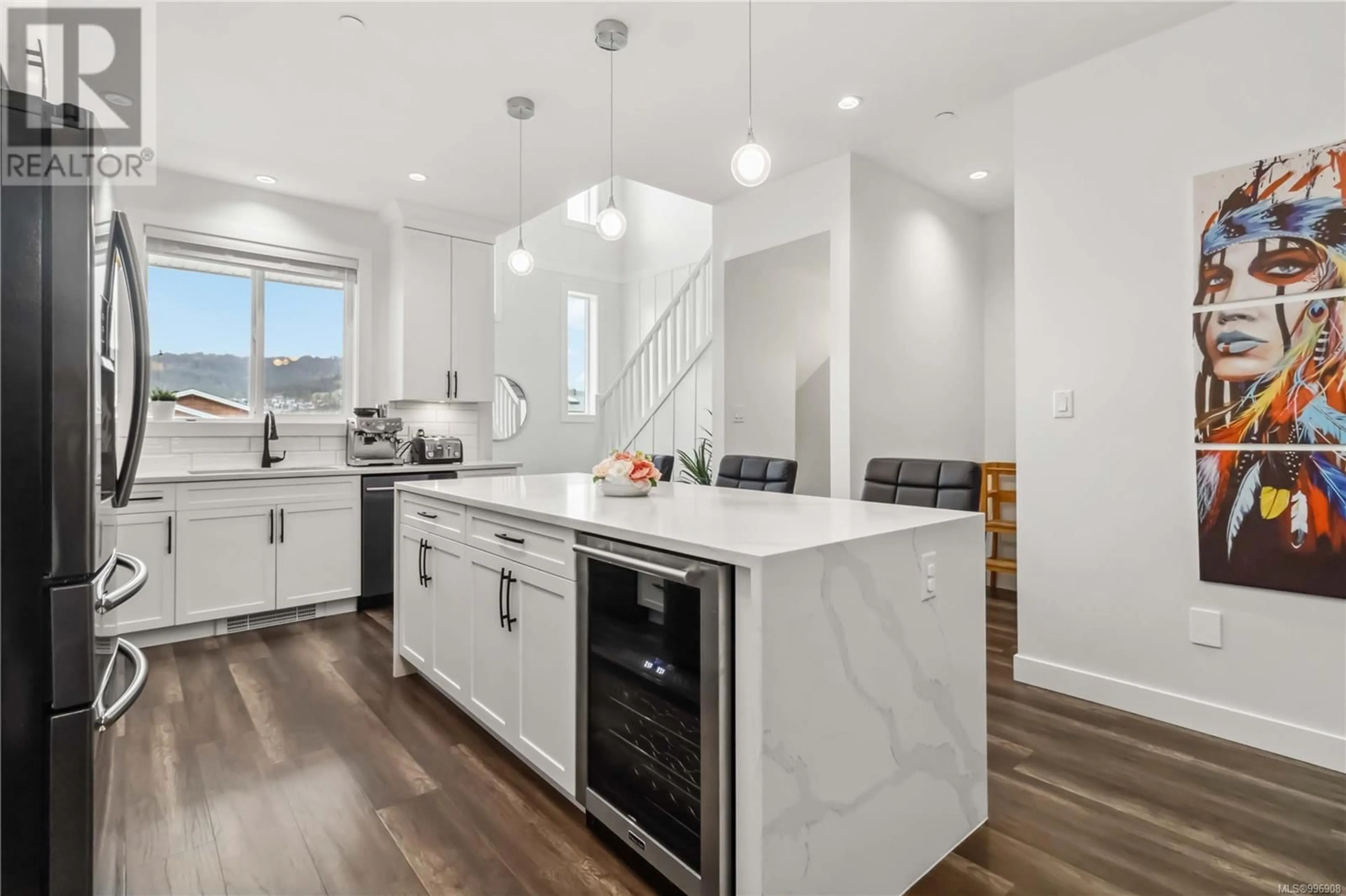 Open concept kitchen, ceramic/tile floor for 3329 SANDERLING WAY, Langford British Columbia V9C0B4