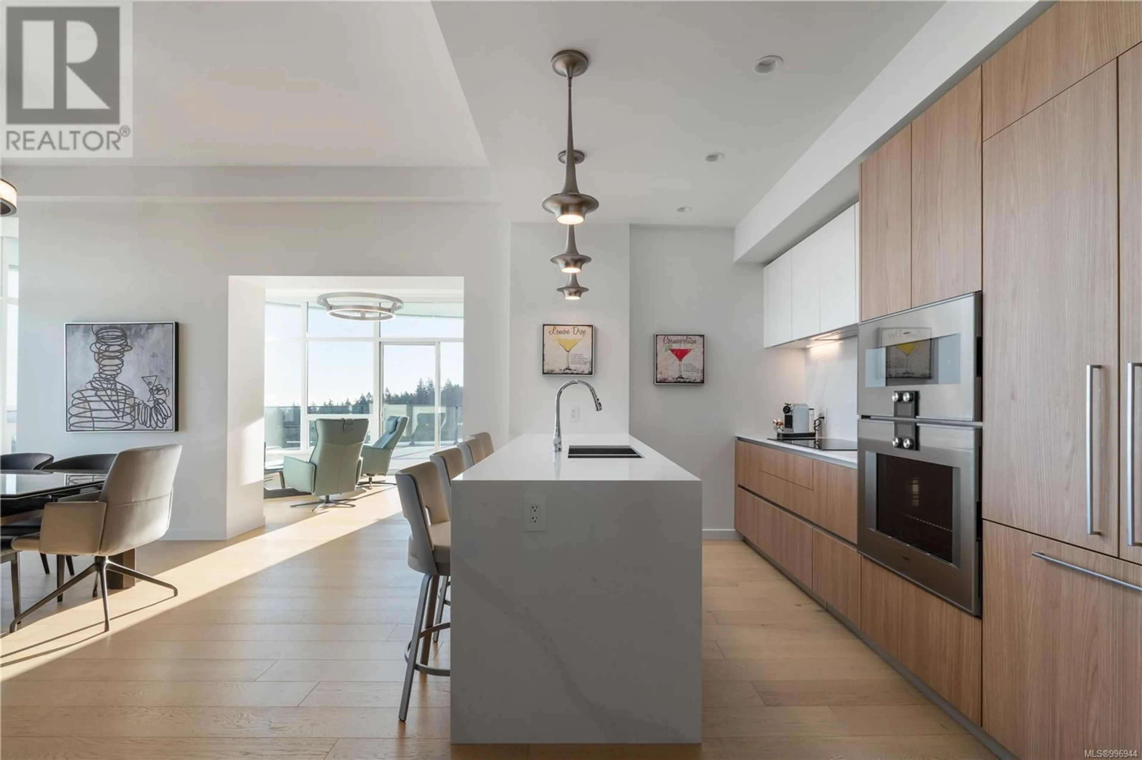 Contemporary kitchen, ceramic/tile floor for 1702 - 2000 HANNINGTON ROAD, Langford British Columbia V9B6R6