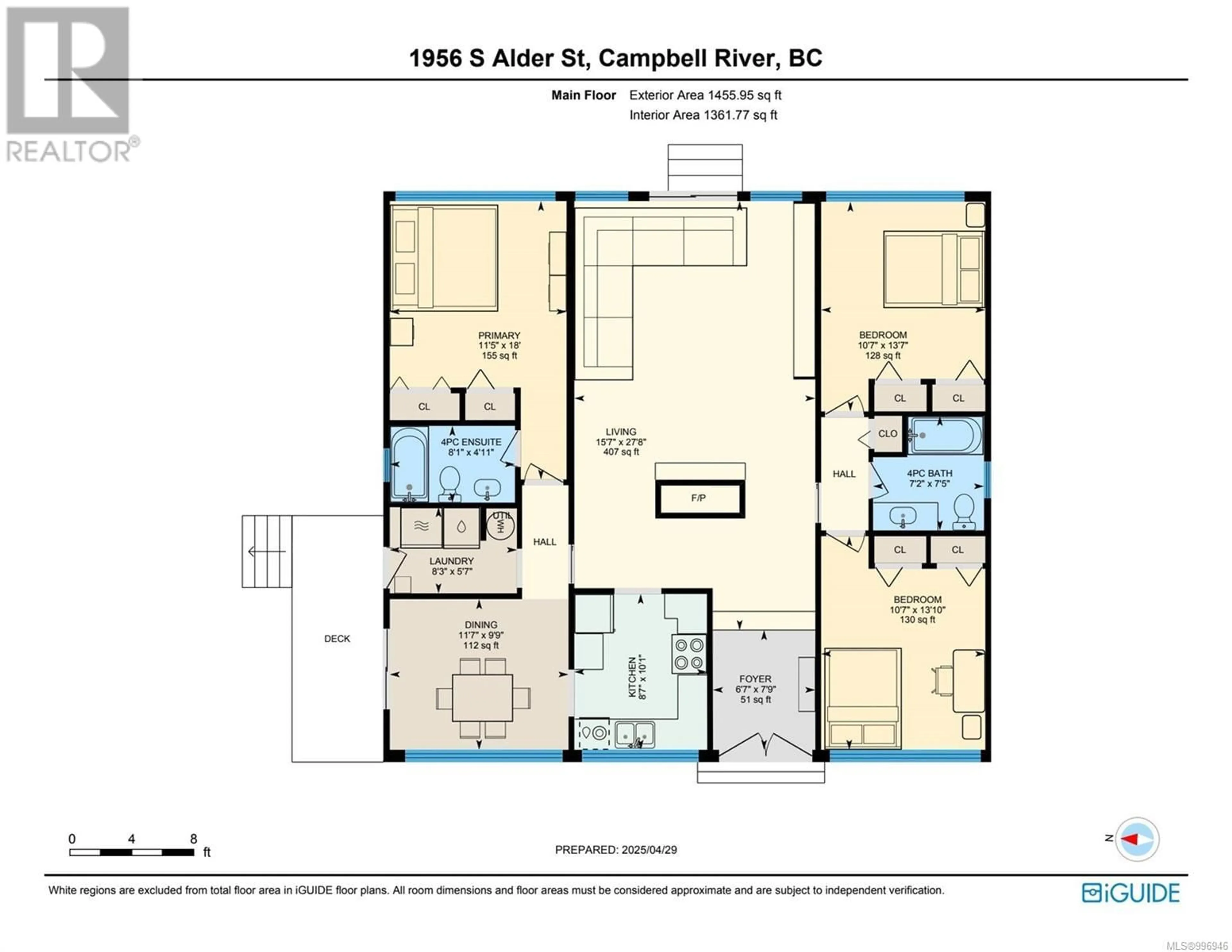 Floor plan for 1956 ALDER STREET SOUTH, Campbell River British Columbia V9H0B5