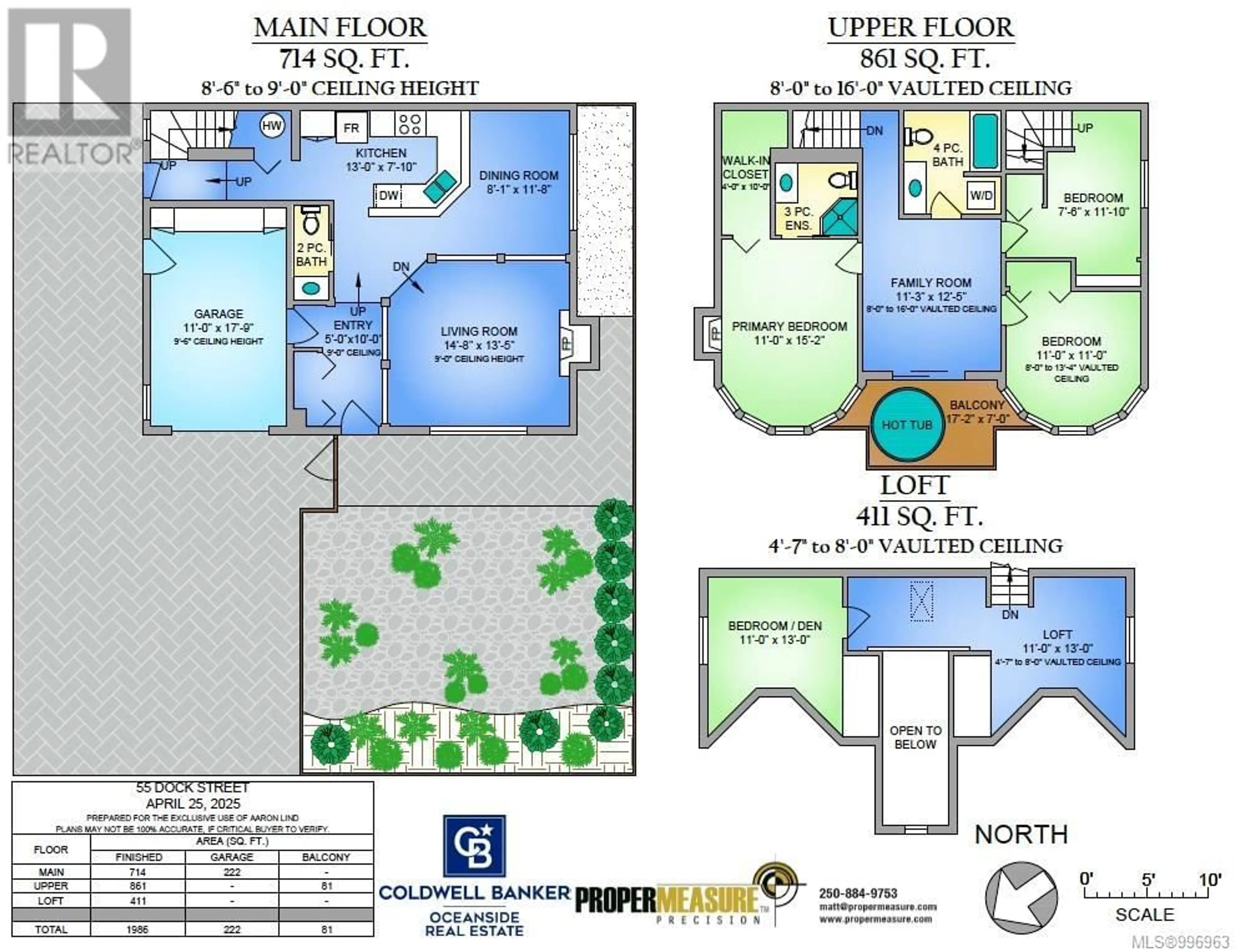 Floor plan for 55 DOCK STREET, Victoria British Columbia V8V1Z9