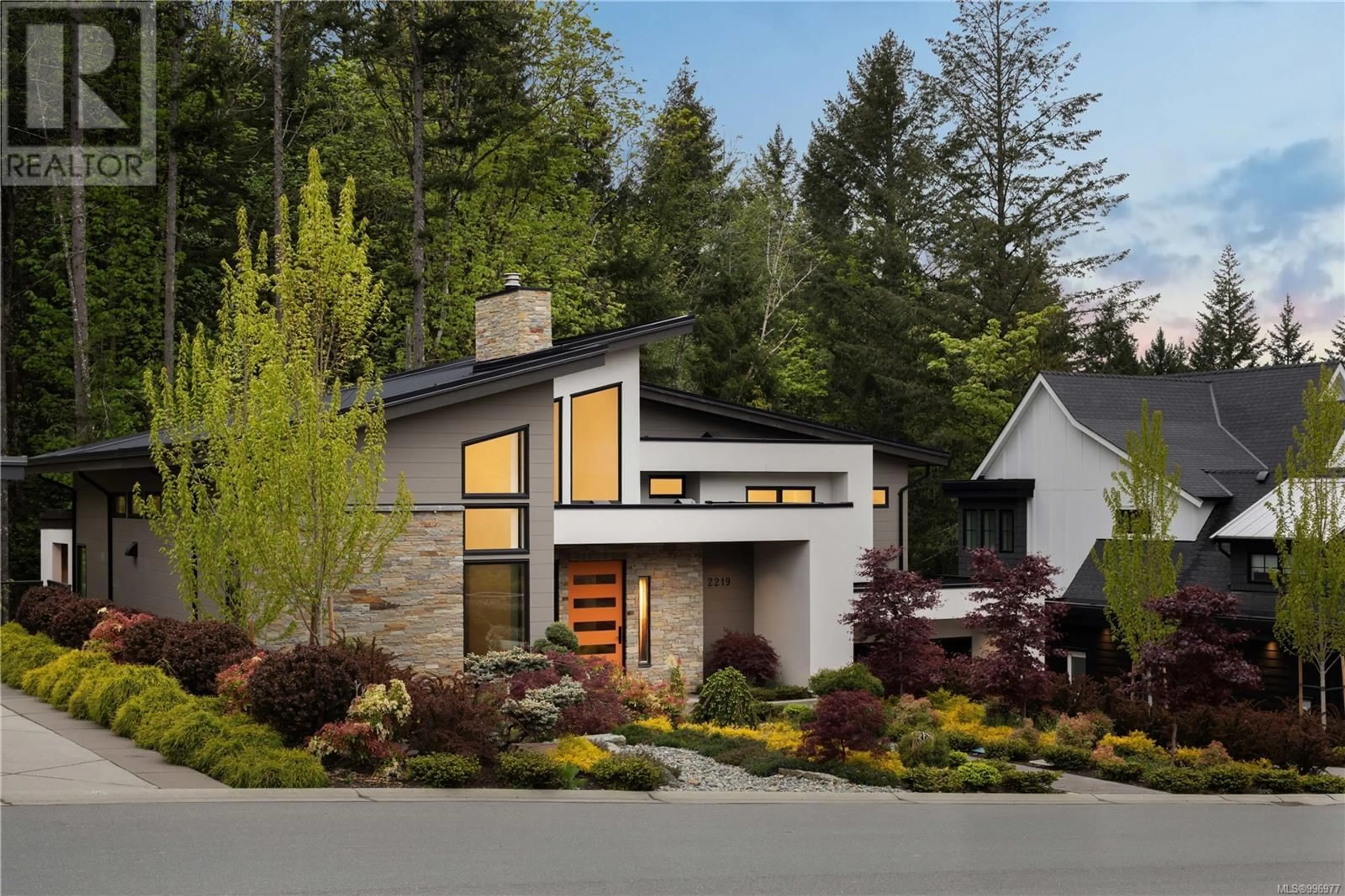 Home with vinyl exterior material, street for 2219 RIVIERA PLACE, Langford British Columbia V9B0Y5