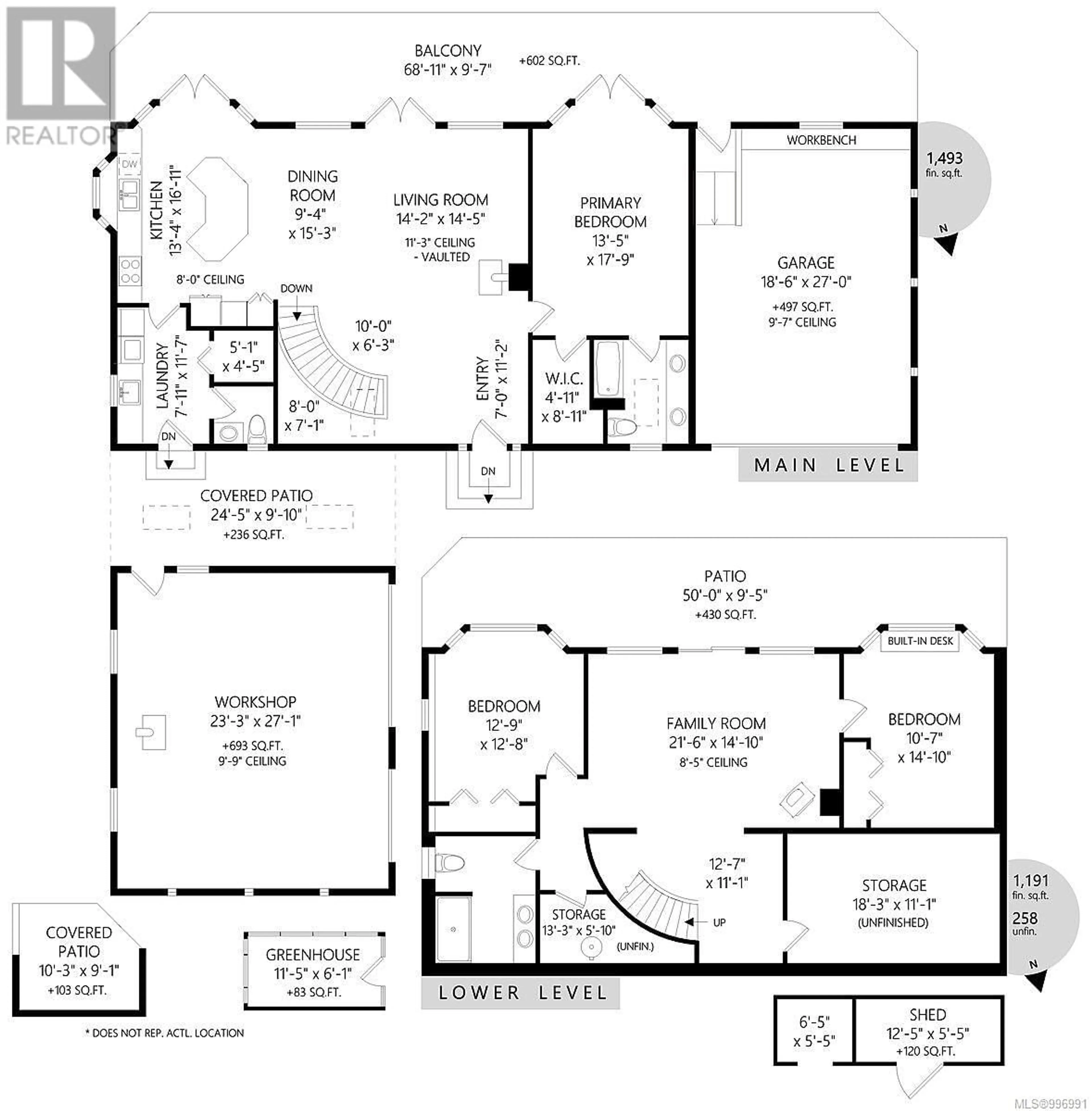 Floor plan for 10662 ALDER CRESCENT, Youbou British Columbia V0R3E0