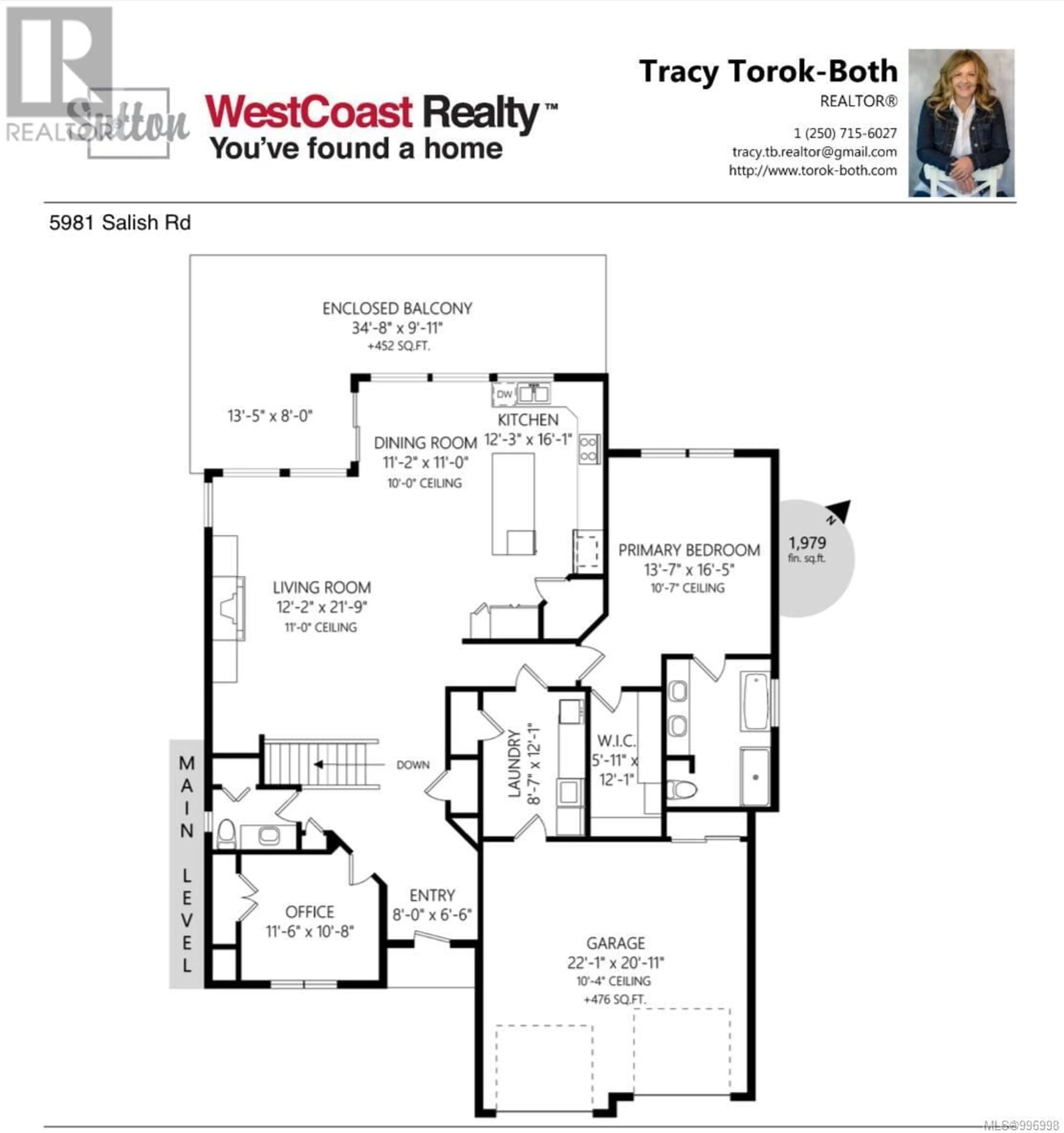 Floor plan for 5981 SALISH ROAD, Duncan British Columbia V9L0B3