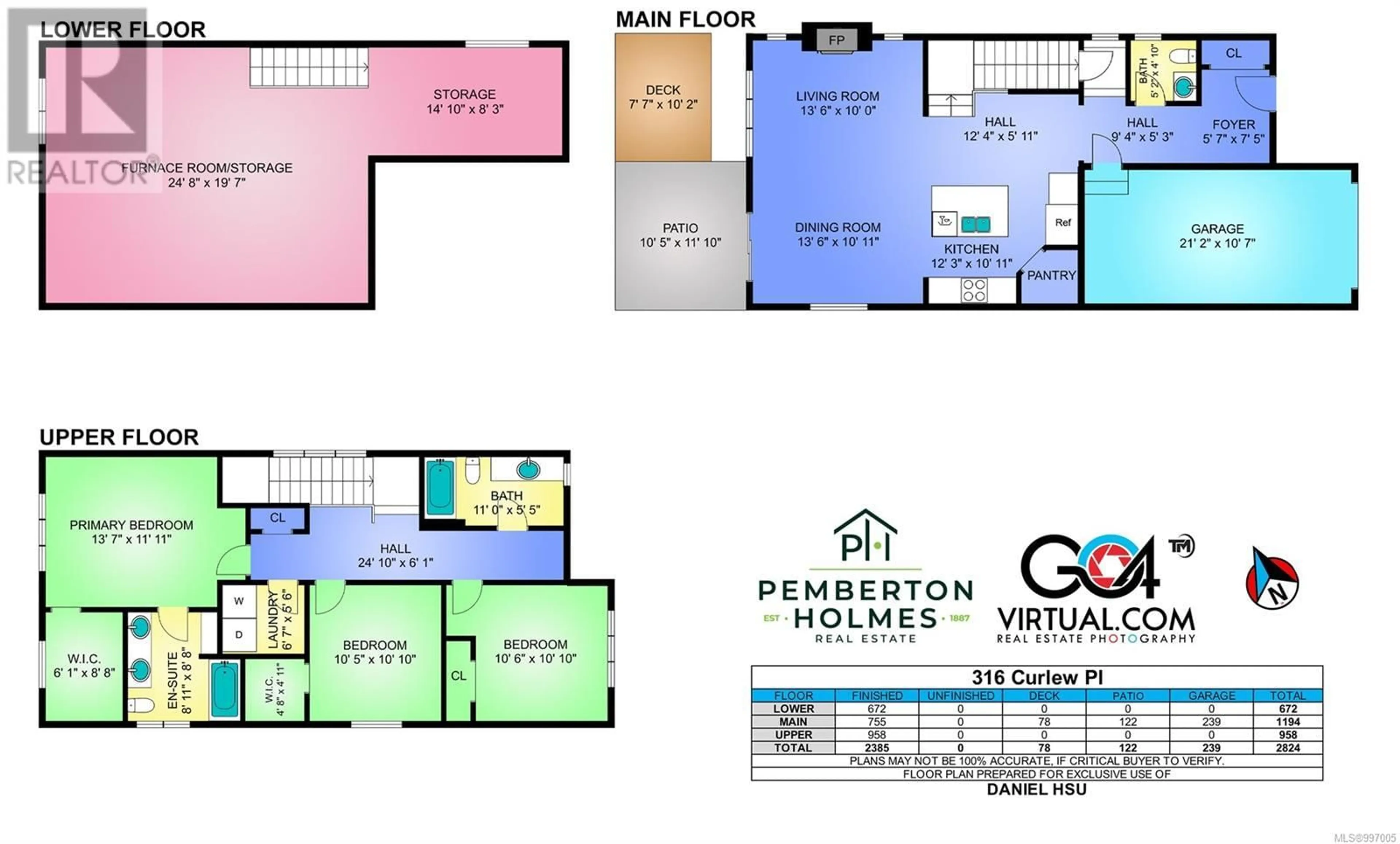 Floor plan for 316 CURLEW PLACE, Colwood British Columbia V9C0P1