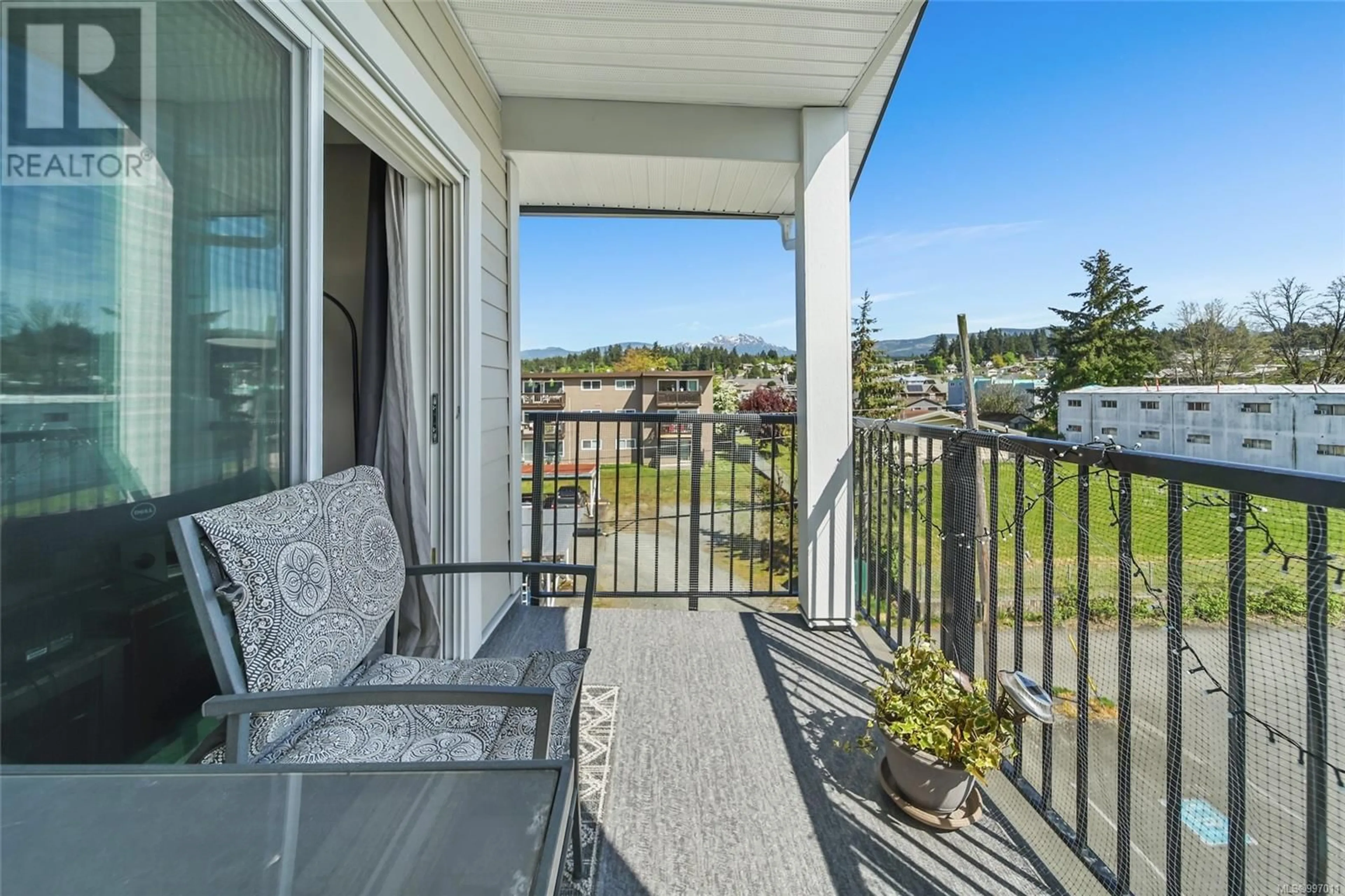 Balcony in the apartment, water/lake/river/ocean view for 411 - 3855 11TH AVENUE, Port Alberni British Columbia V9Y4Z2