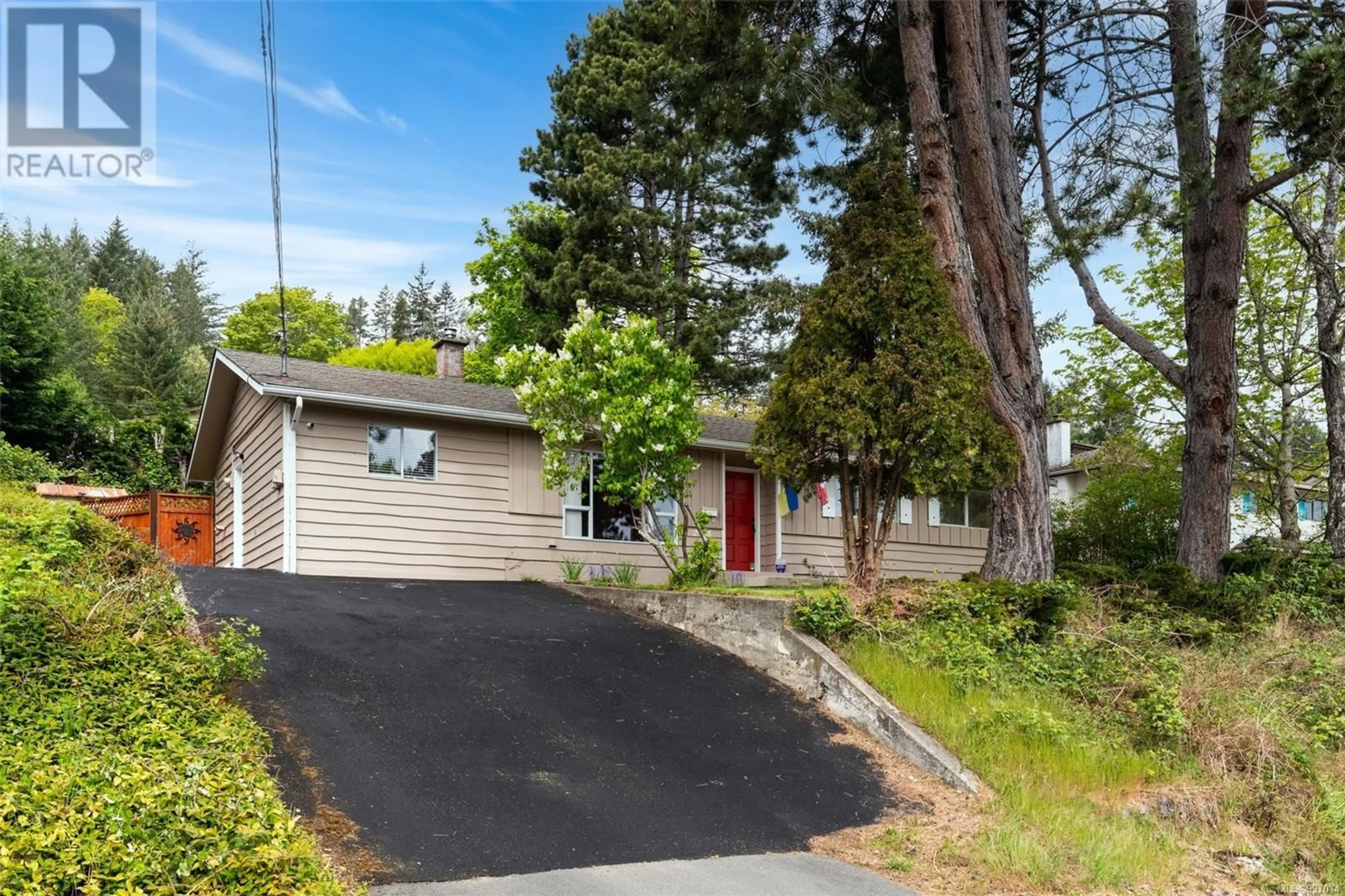 Home with vinyl exterior material, street for 2338 GALENA ROAD, Sooke British Columbia V9Z0M4