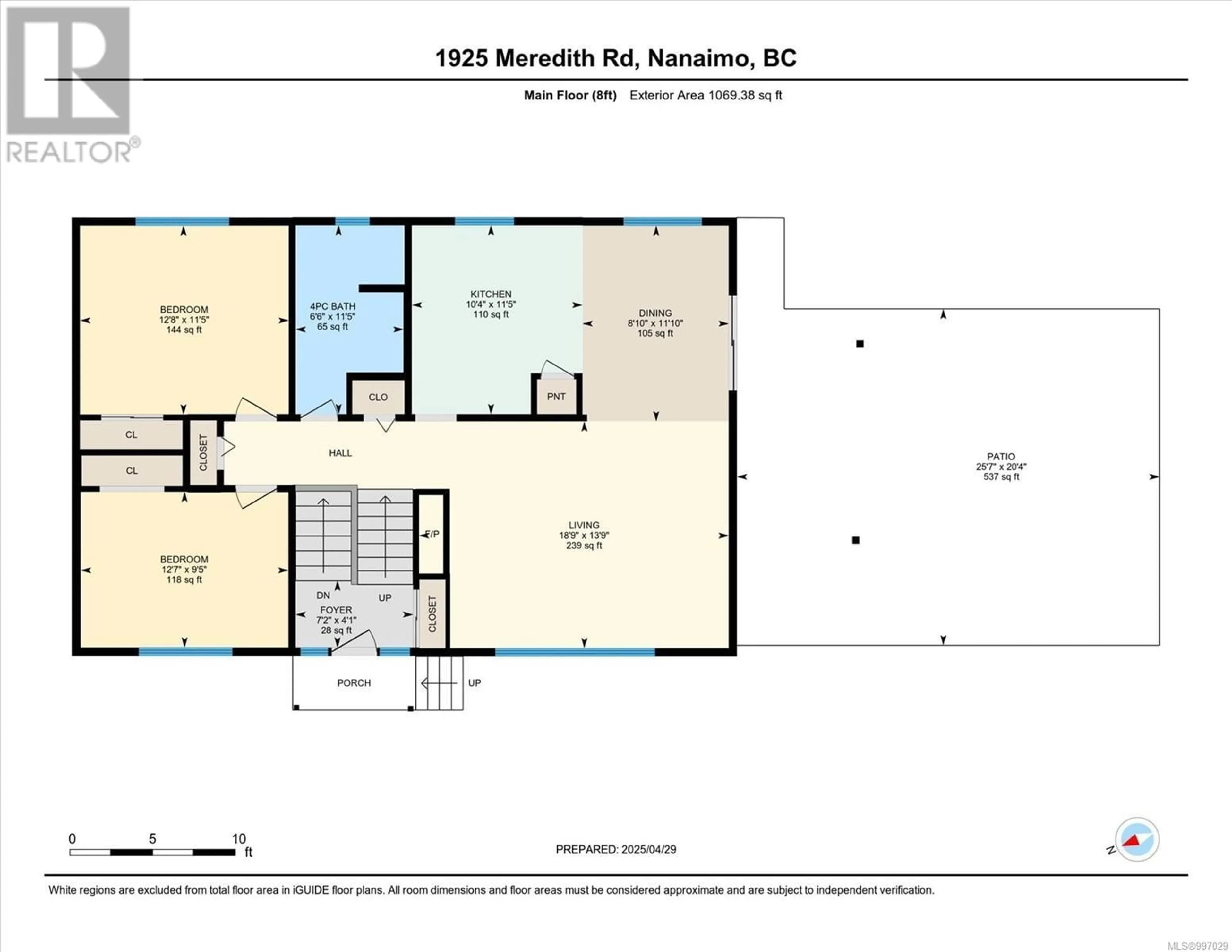 Floor plan for 1925 MEREDITH ROAD, Nanaimo British Columbia V9S2M9