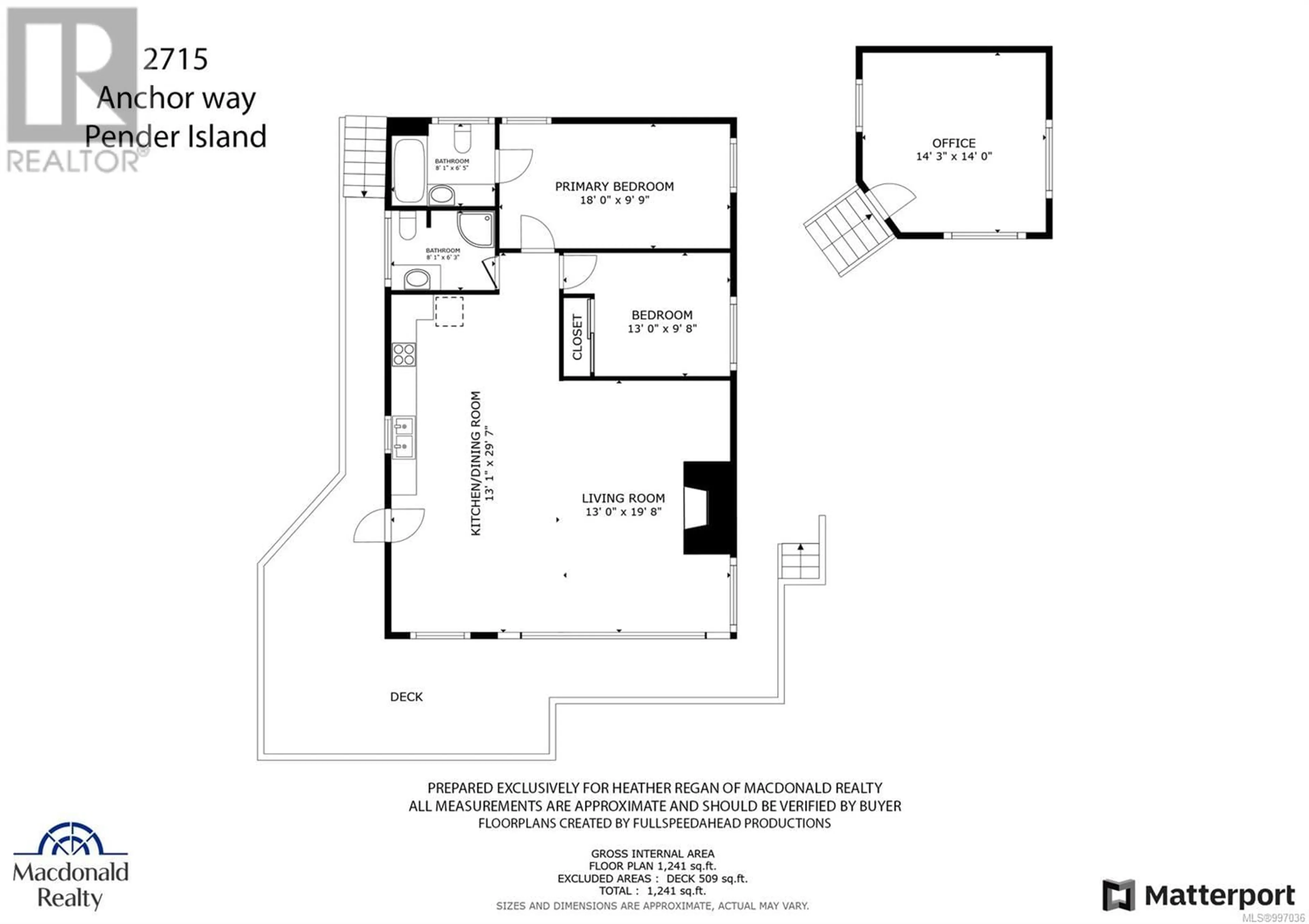 Floor plan for 2715 ANCHOR WAY, Pender Island British Columbia V0N2M2