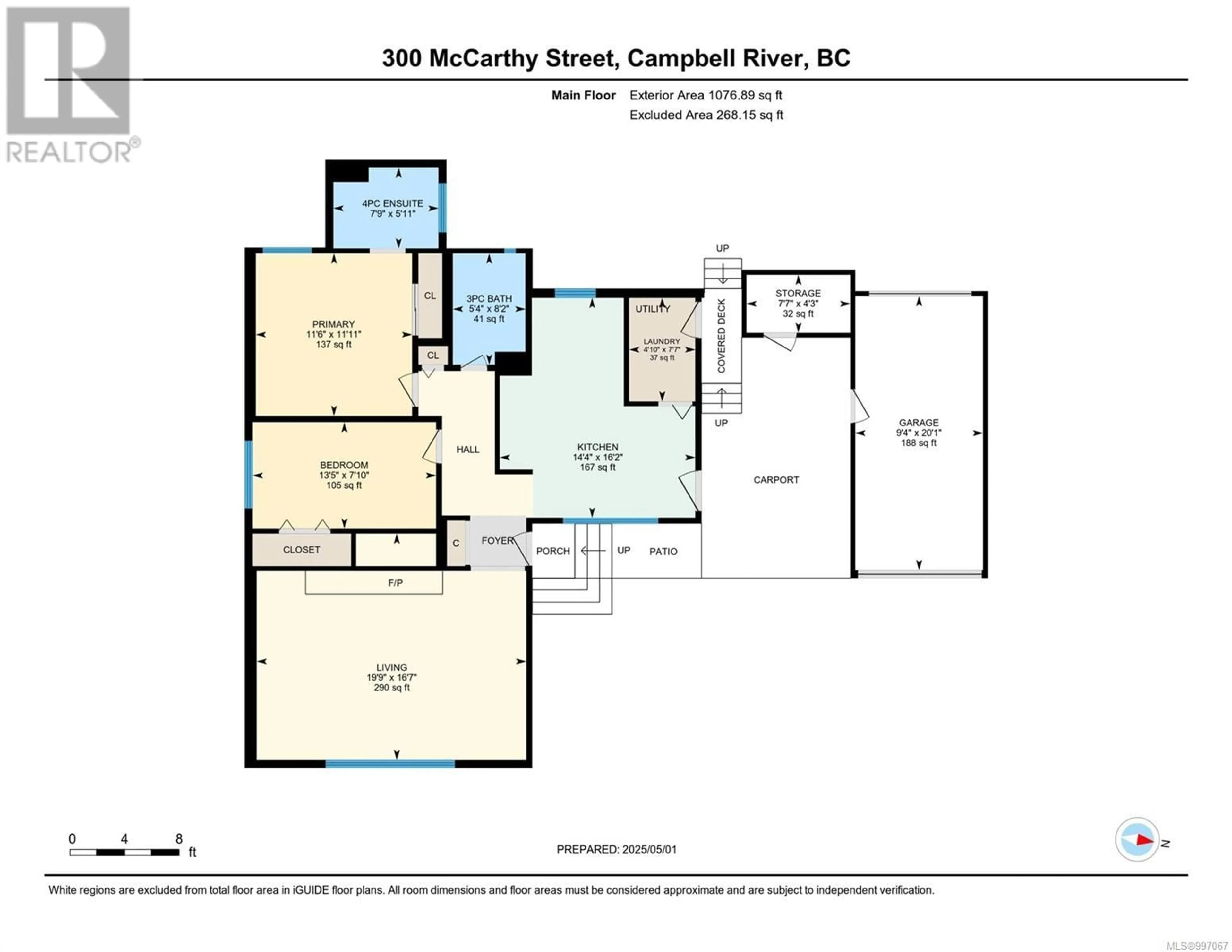 Floor plan for 300 MCCARTHY STREET, Campbell River British Columbia V9W2R6