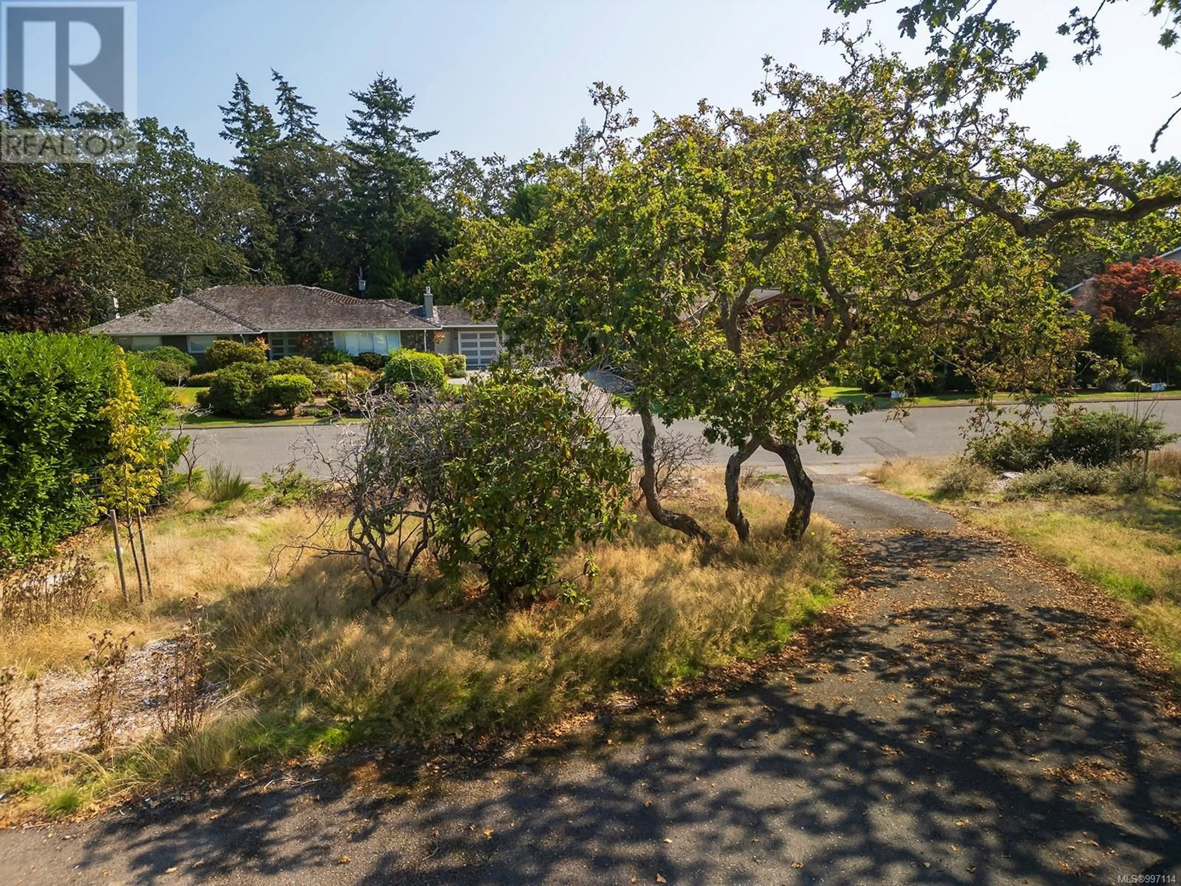 A pic from outside/outdoor area/front of a property/back of a property/a pic from drone, forest/trees view for 3240 NORFOLK ROAD, Oak Bay British Columbia V8R6H4
