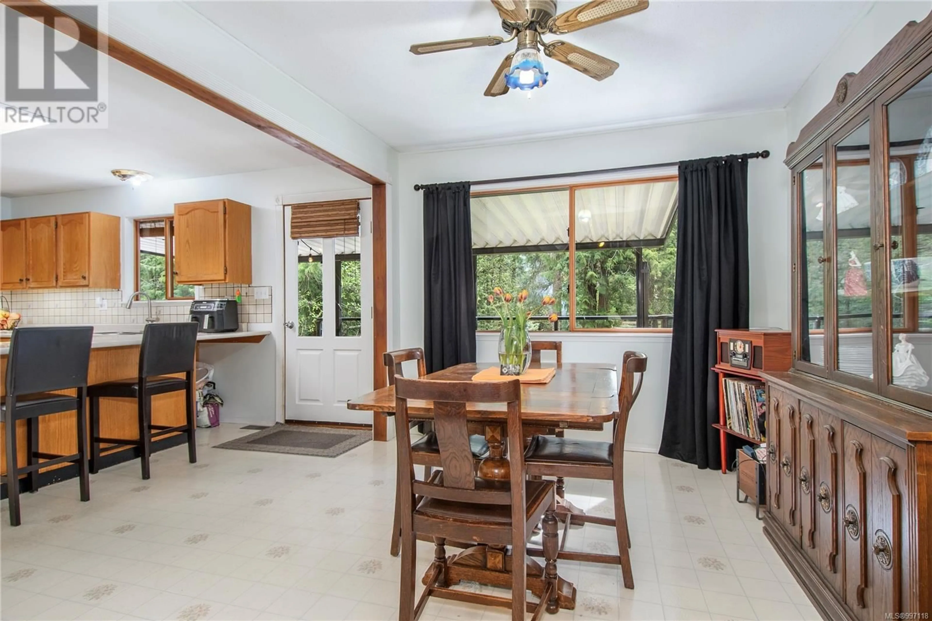 Dining room, ceramic/tile floor for 4255 FORBIDDEN PLATEAU ROAD, Courtenay British Columbia V9J1R1