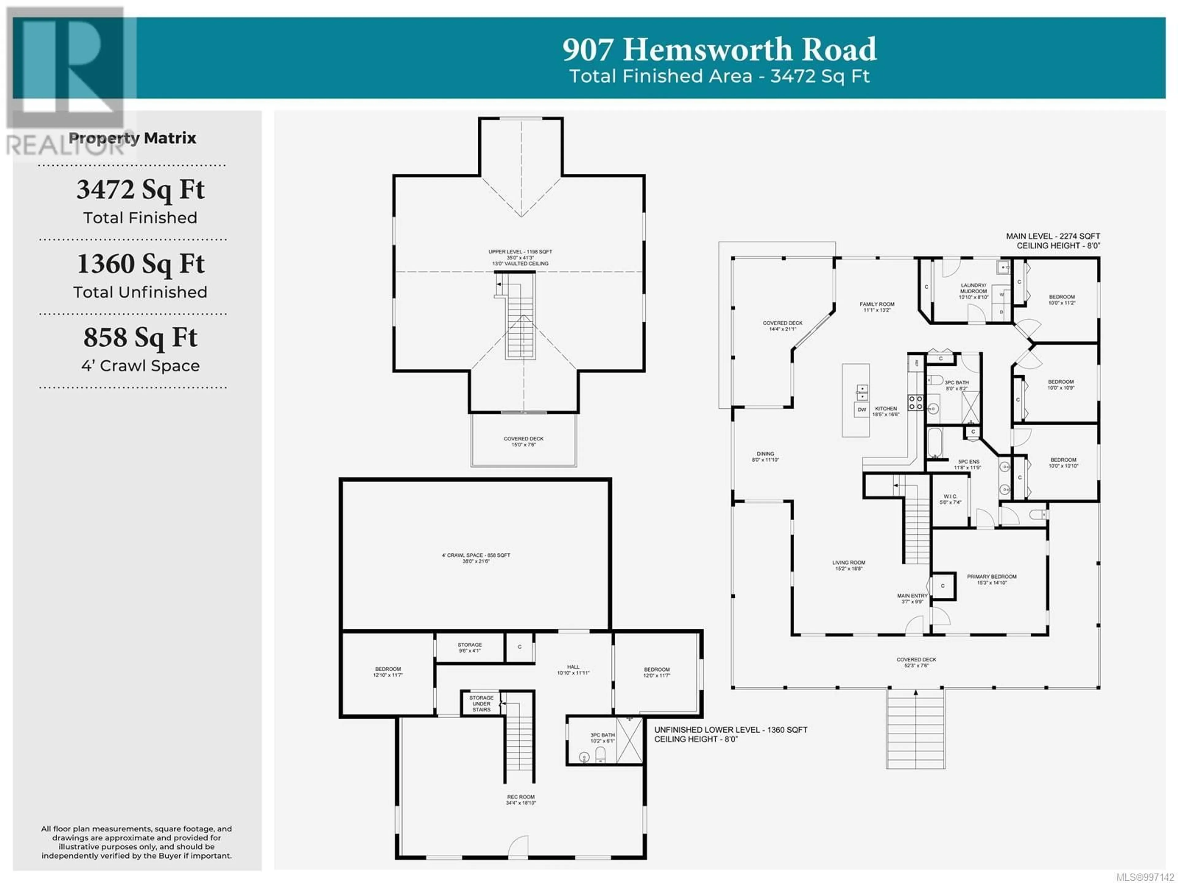 Floor plan for 907 HEMSWORTH ROAD, Qualicum Beach British Columbia V9K1R3