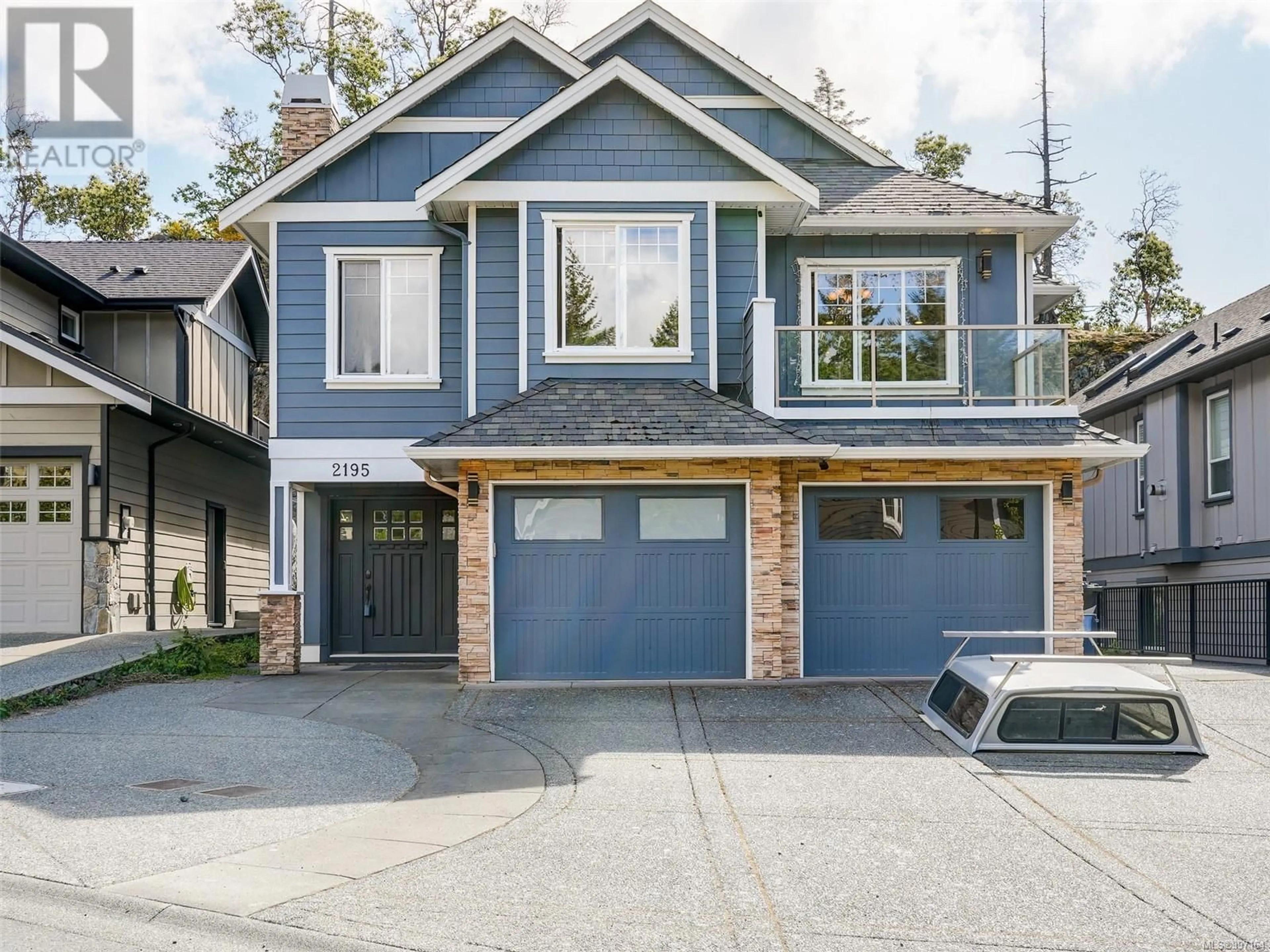 Home with vinyl exterior material, street for 2195 STONE GATE, Langford British Columbia V9B0B9